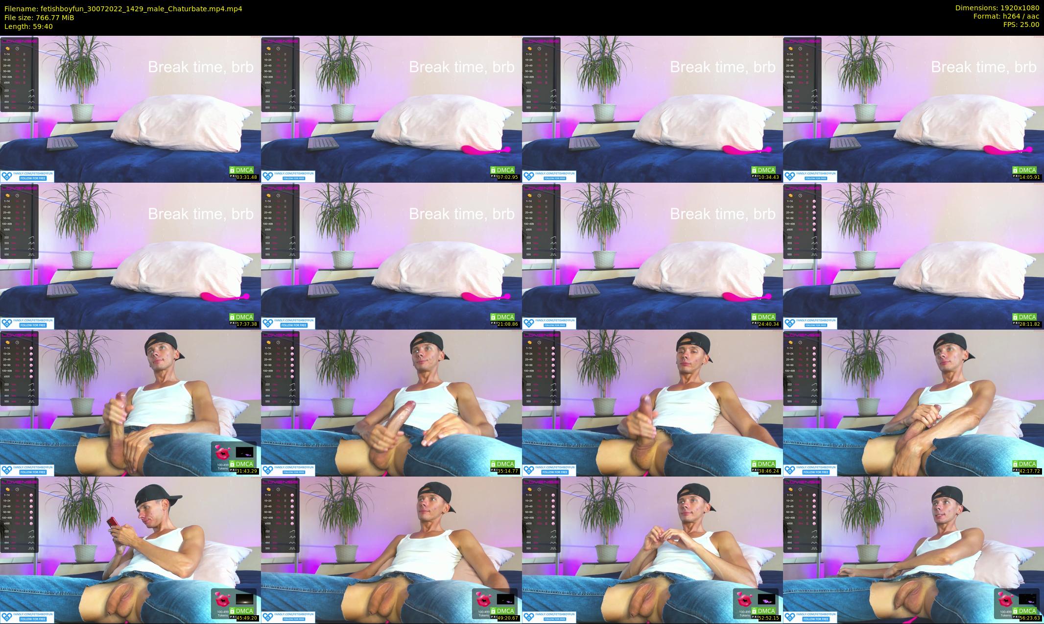fetishboyfun — 60 minute Chaturbate male cam show recording, 1080p, Jul 30, 2022