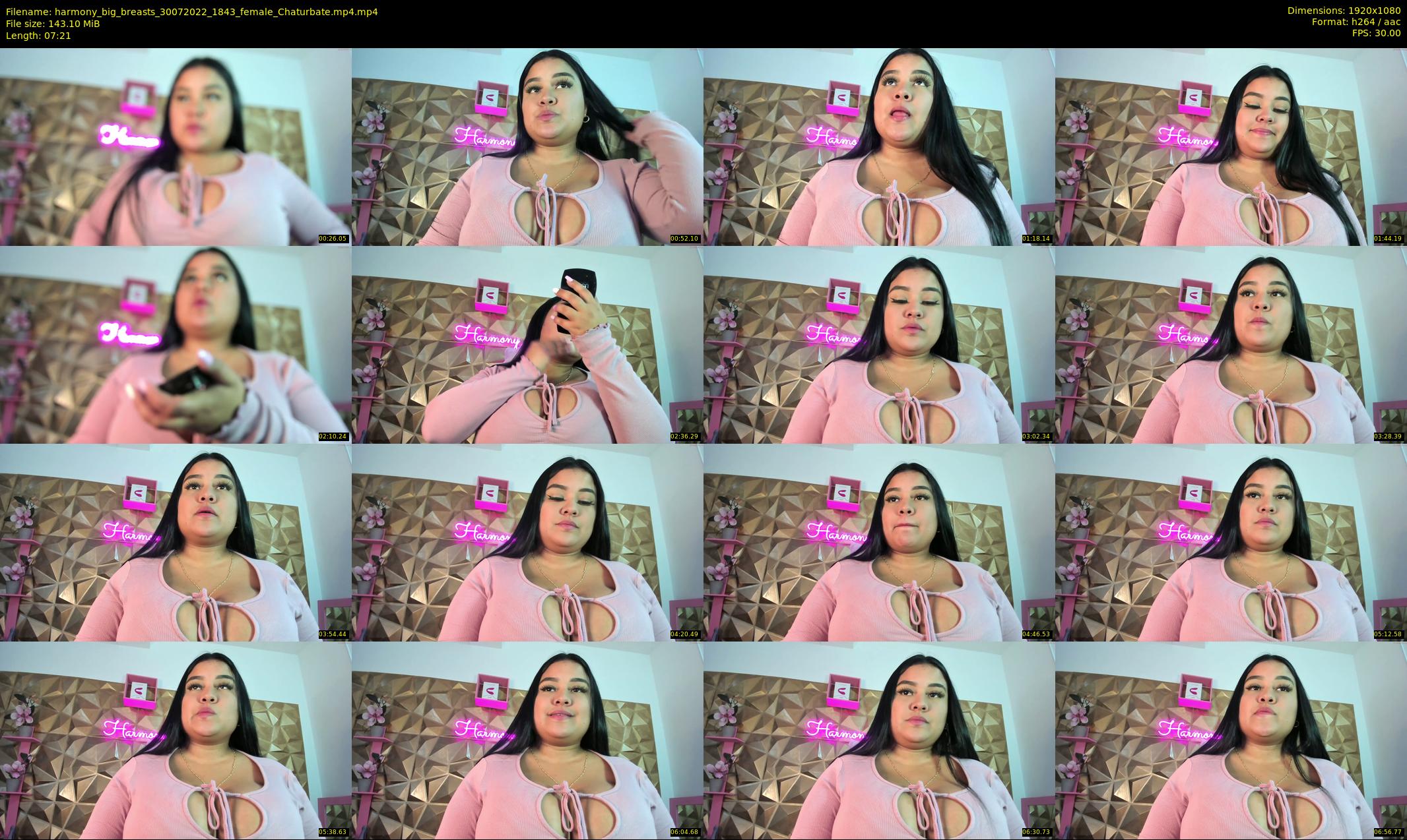 harmony_big_breasts — 8 minute Chaturbate female cam show recording, 1080p, Jul 30, 2022