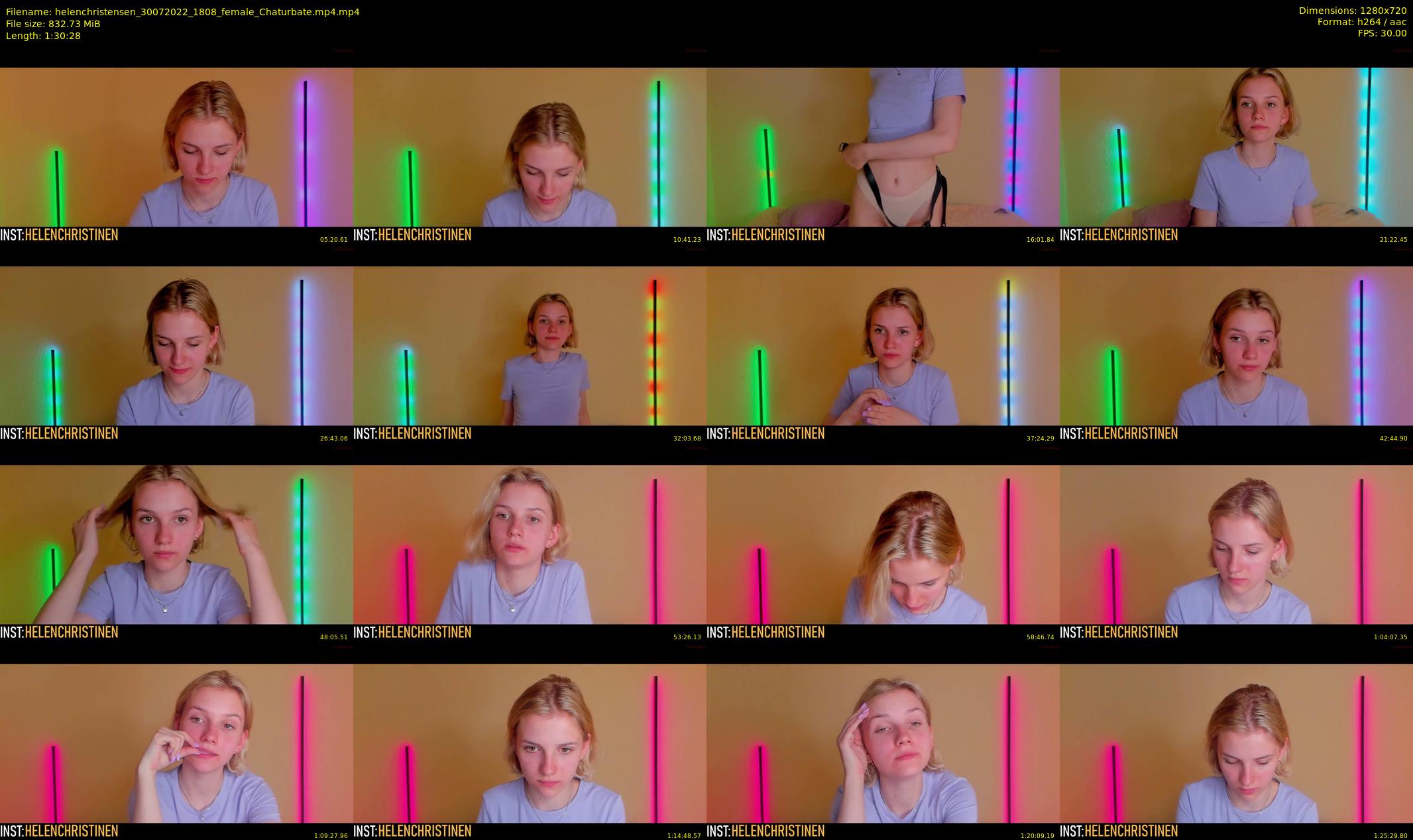 helenchristensen — 91 minute Chaturbate female cam show recording, 720p, Jul 30, 2022