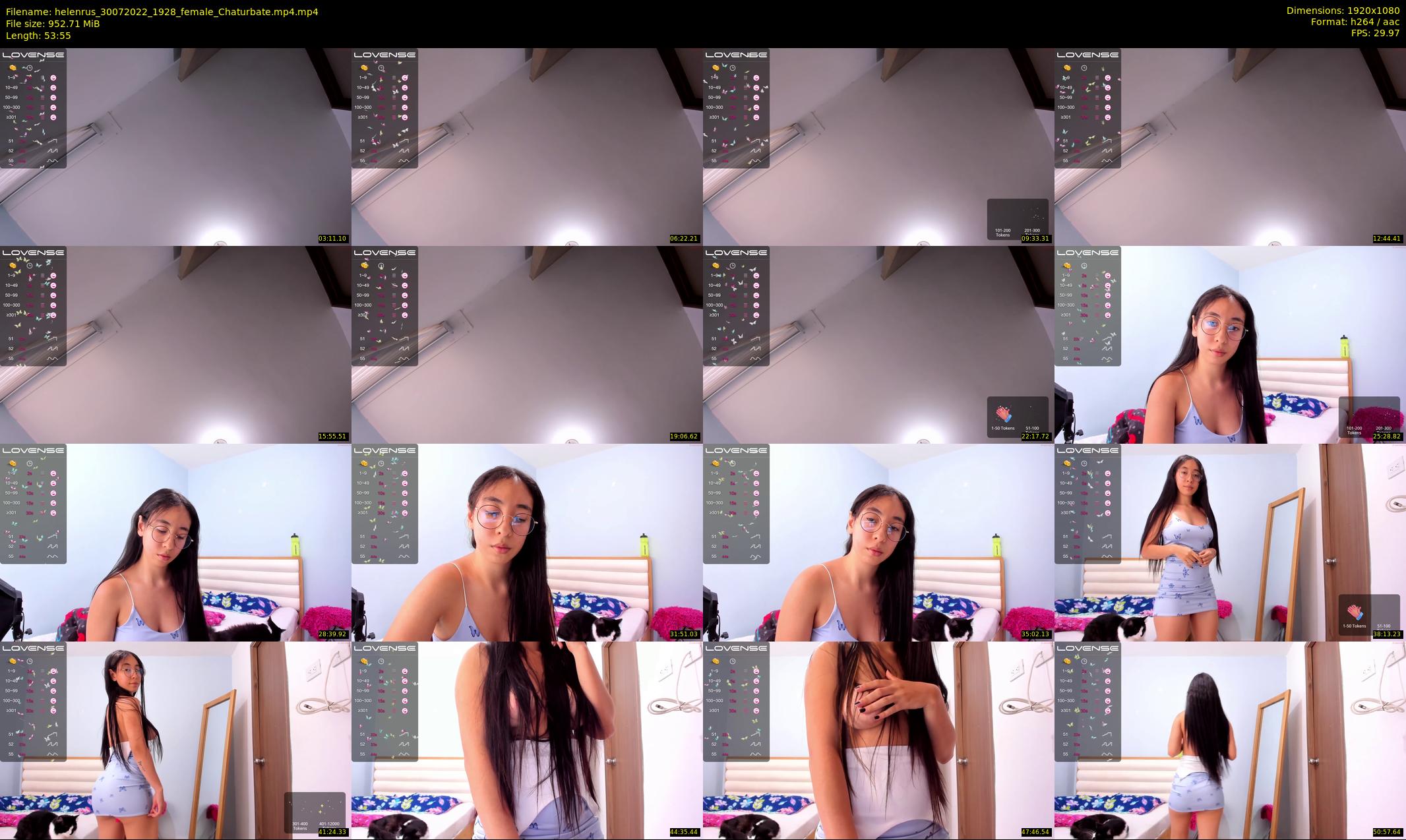 helenrus — 54 minute Chaturbate female cam show recording, 1080p, Jul 30, 2022