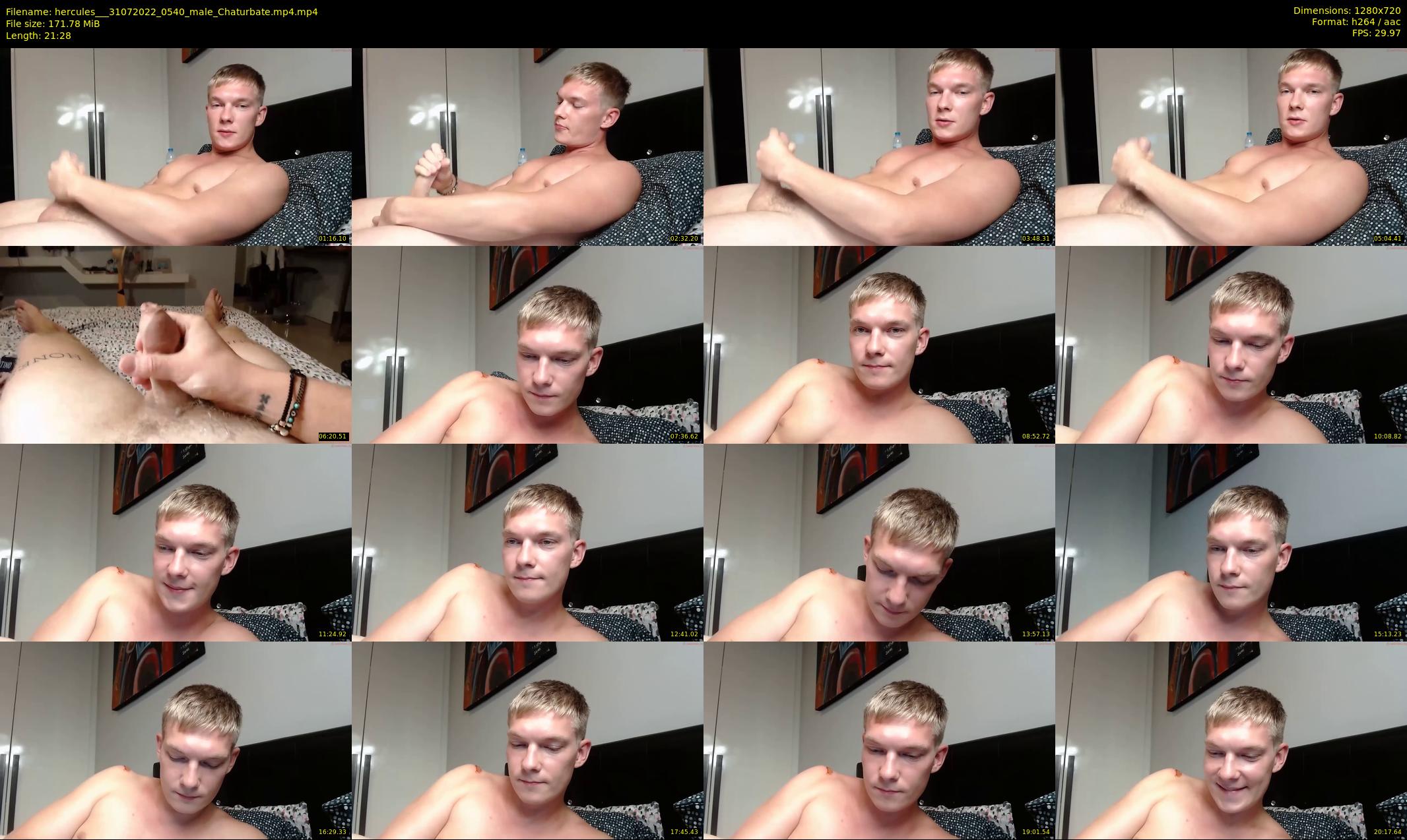 hercules__ — 22 minute Chaturbate male cam show recording, 720p, Jul 31, 2022