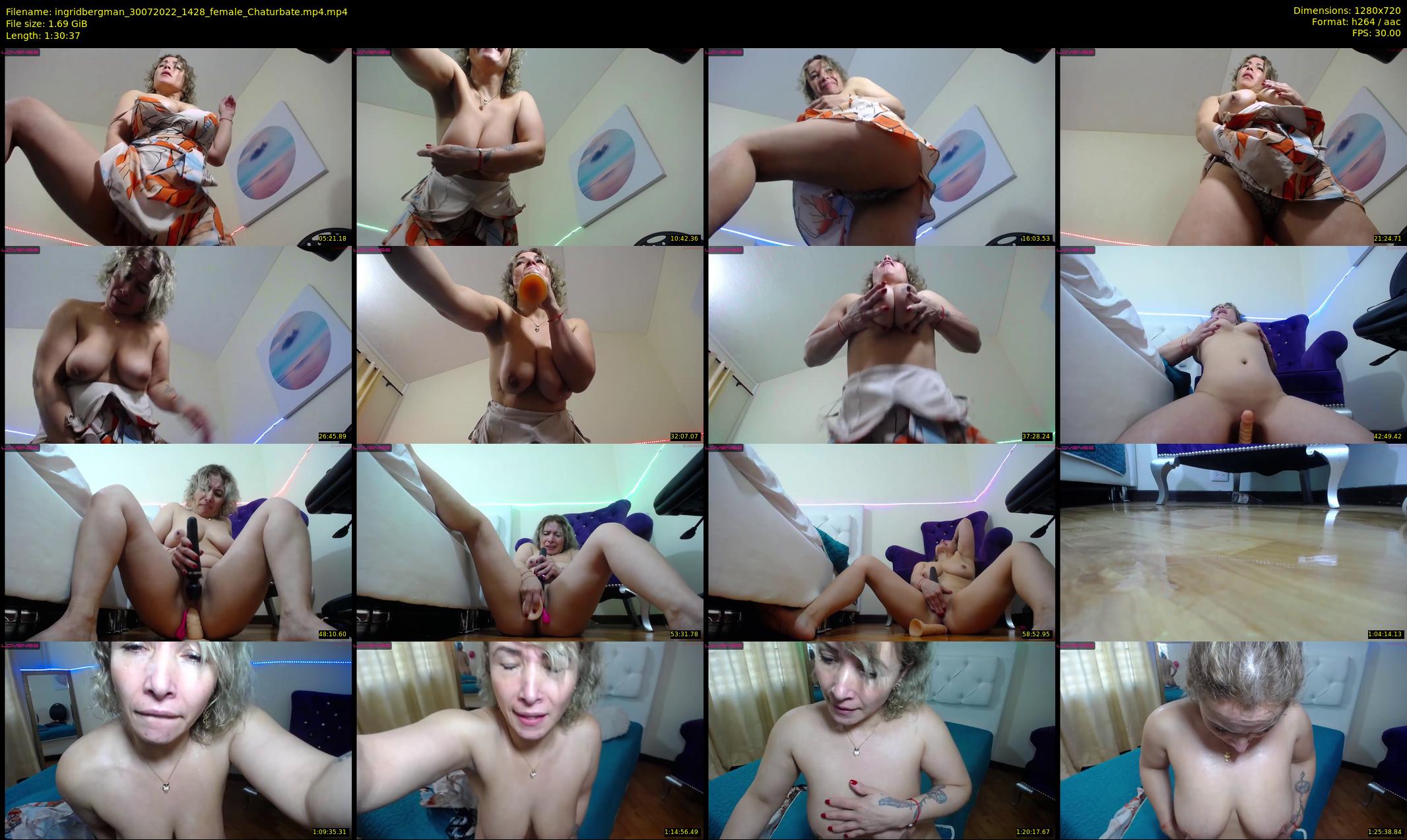 ingridbergman — 91 minute Chaturbate female cam show recording, 720p, Jul 30, 2022