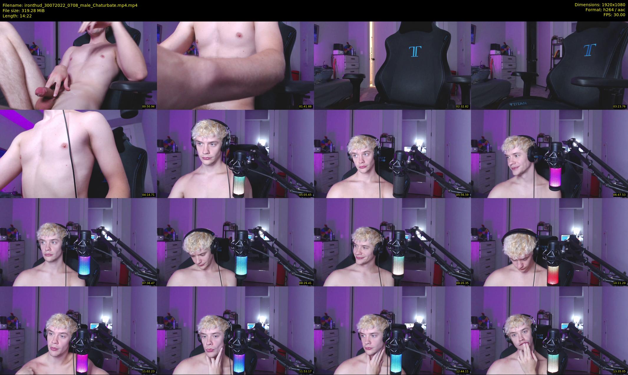 ironthud — 15 minute Chaturbate male cam show recording, 1080p, Jul 30, 2022