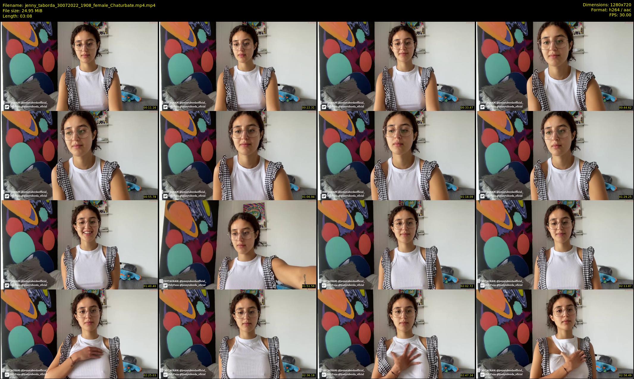 jenny_taborda — 4 minute Chaturbate female cam show recording, 720p, Jul 30, 2022