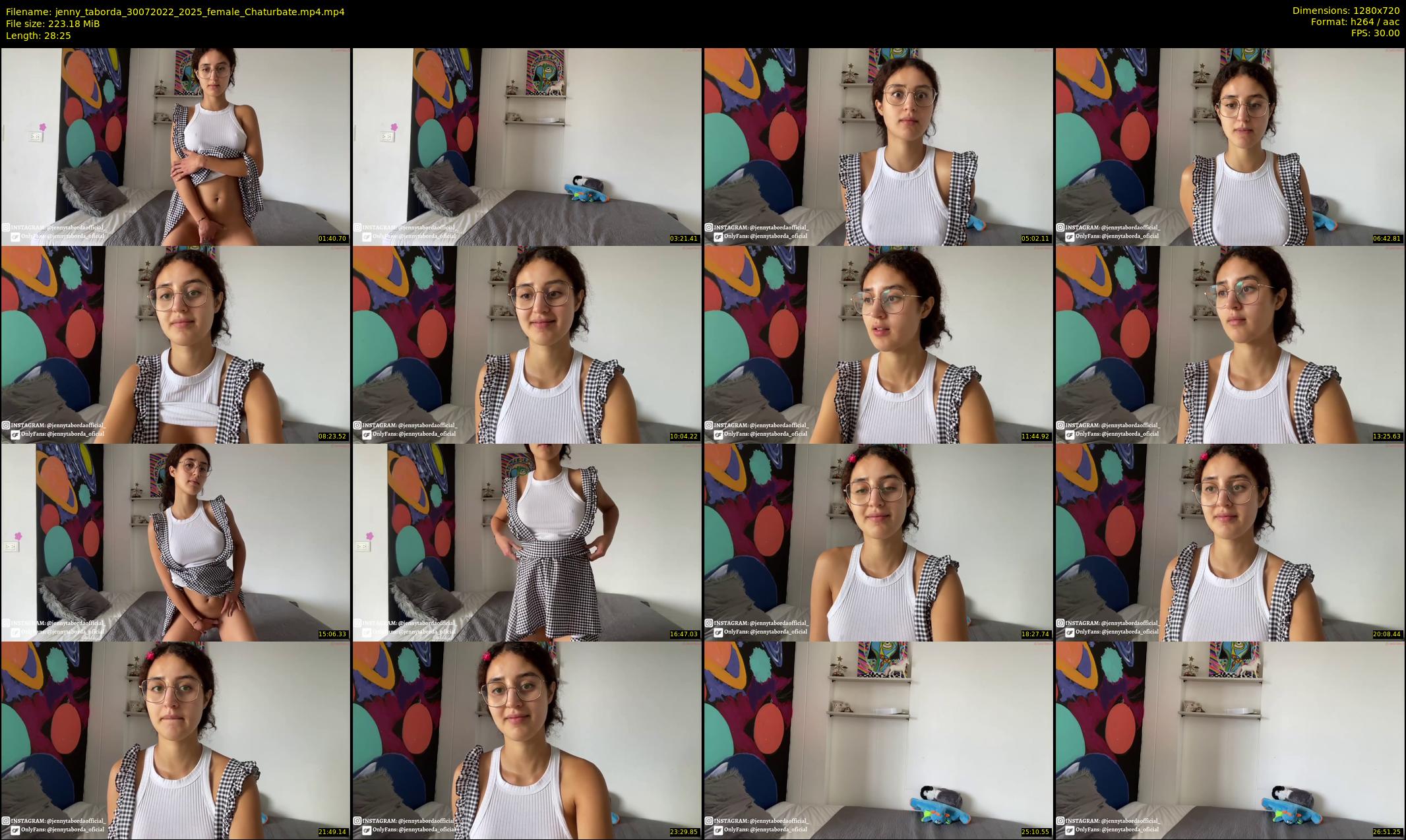 jenny_taborda — 29 minute Chaturbate female cam show recording, 720p, Jul 30, 2022