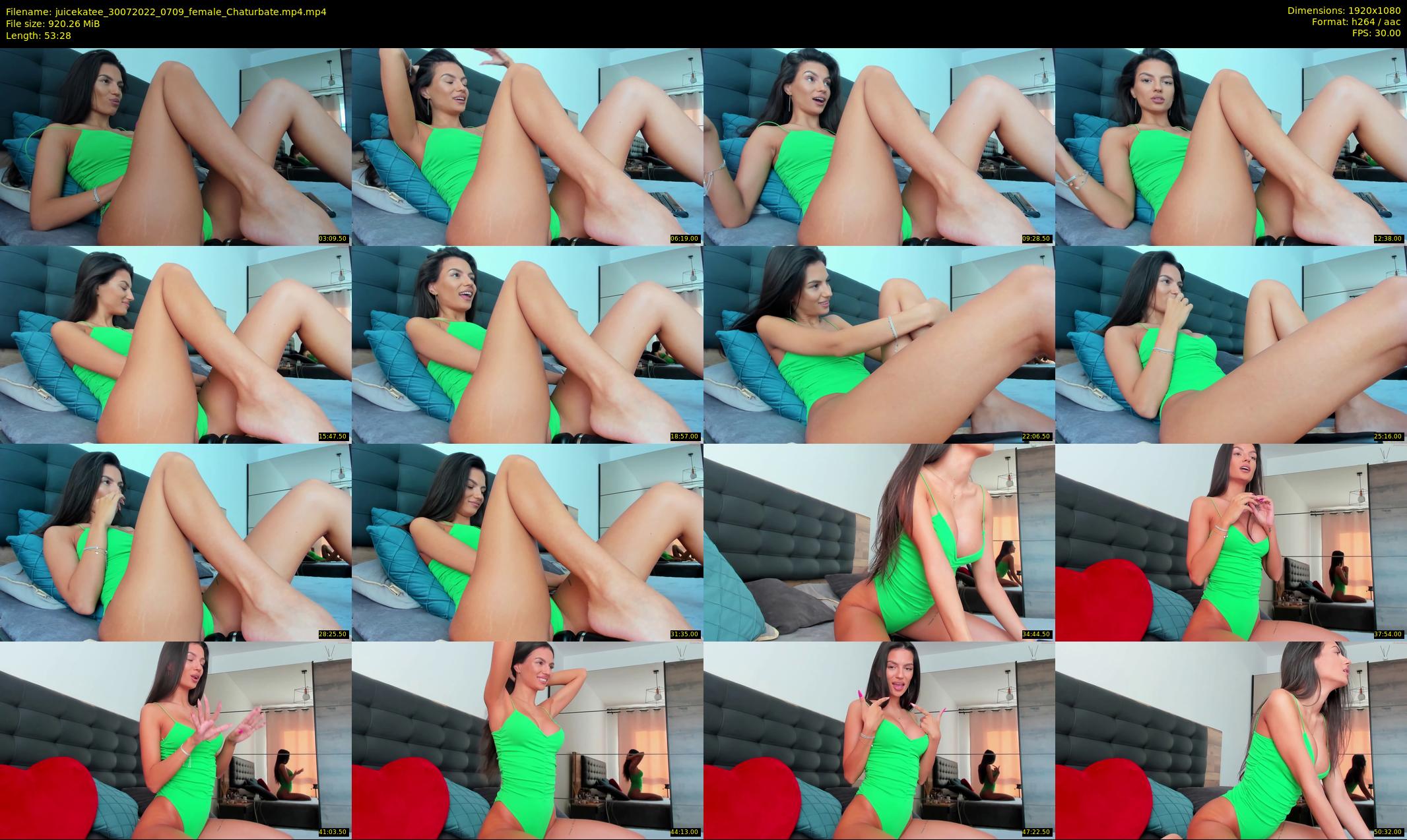 juicekatee — 54 minute Chaturbate female cam show recording, 1080p, Jul 30, 2022