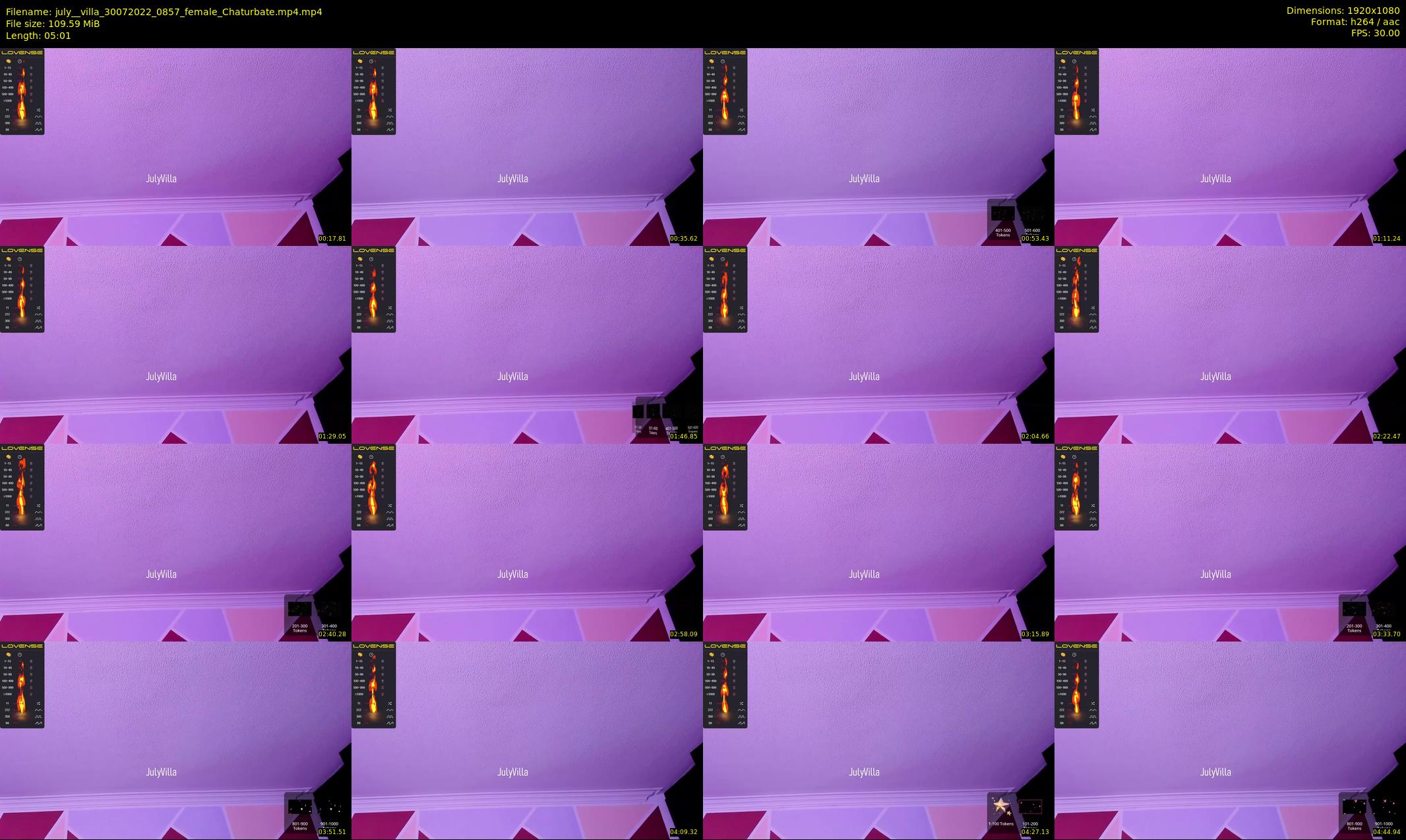 july__villa — 6 minute Chaturbate female cam show recording, 1080p, Jul 30, 2022