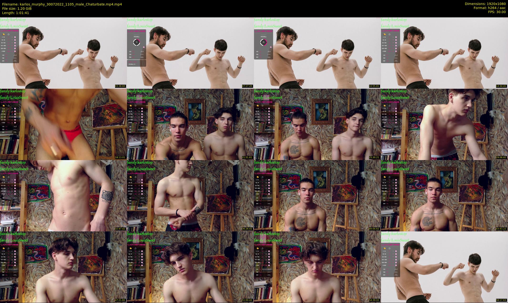 karlos_murphy — 62 minute Chaturbate male cam show recording, 1080p, Jul 30, 2022