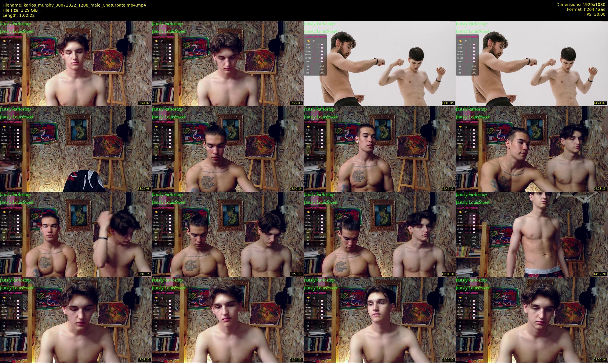 karlos_murphy — 63 minute Chaturbate male cam show recording, 1080p, Jul 30, 2022