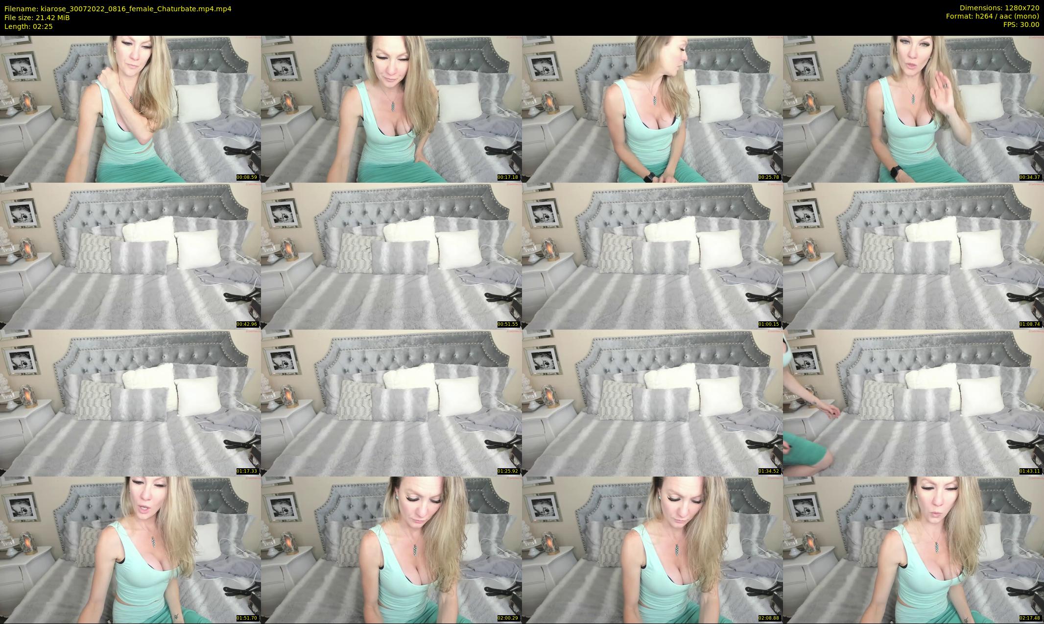 kiarose — 3 minute Chaturbate female cam show recording, 720p, Jul 30, 2022