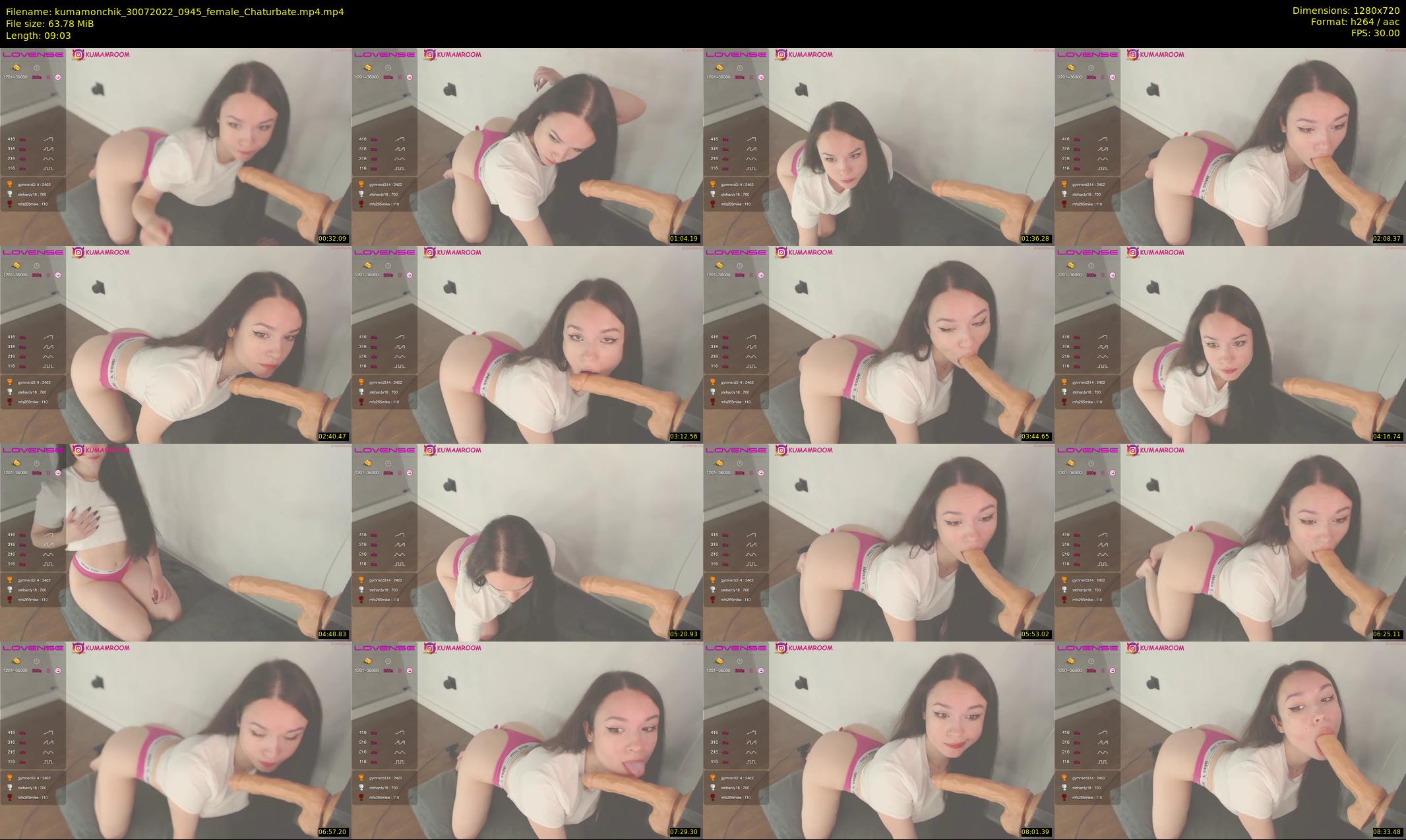 kumamonchik — 10 minute Chaturbate couple cam show recording, 720p, Jul 30, 2022