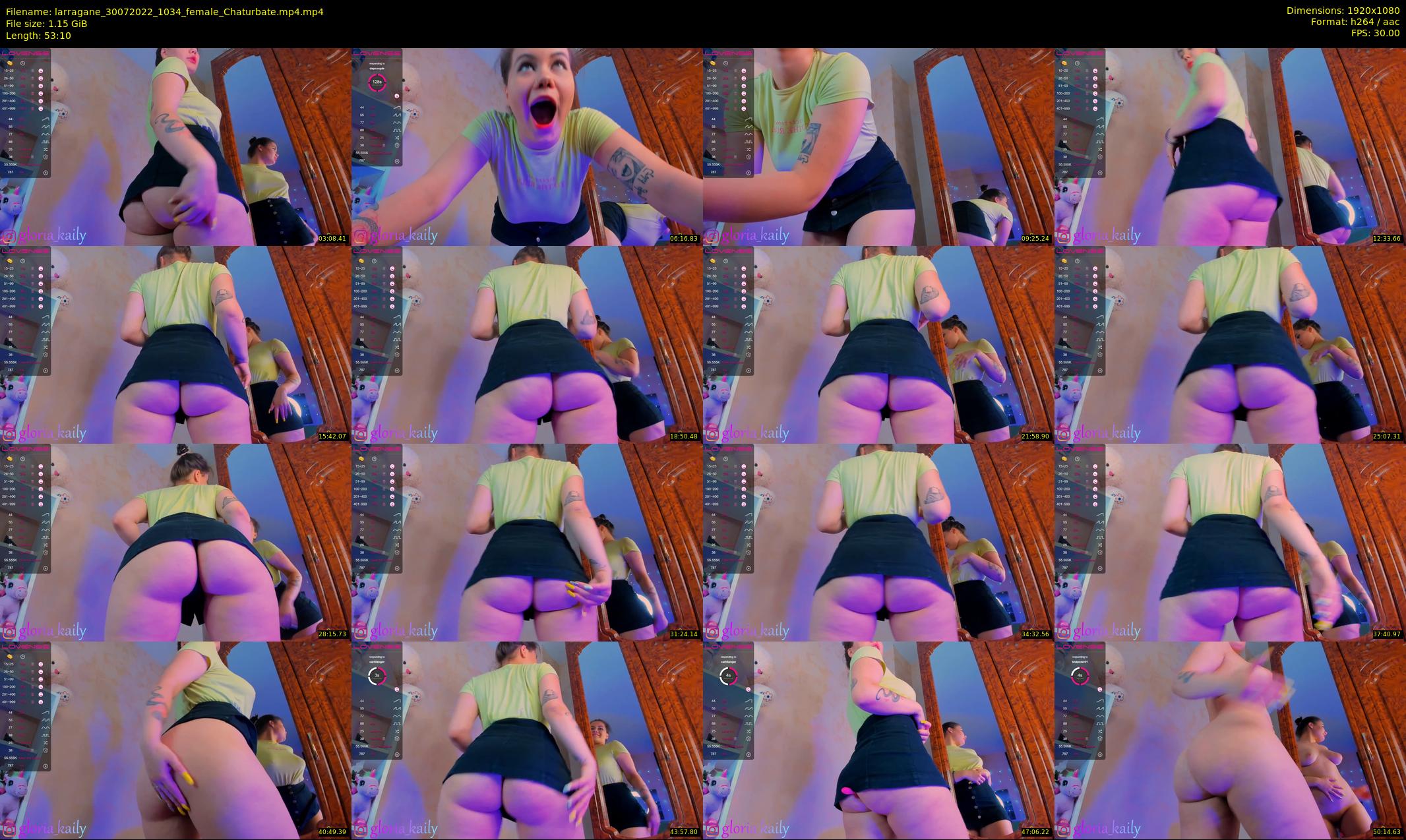 larragane — 54 minute Chaturbate couple cam show recording, 1080p, Jul 30, 2022