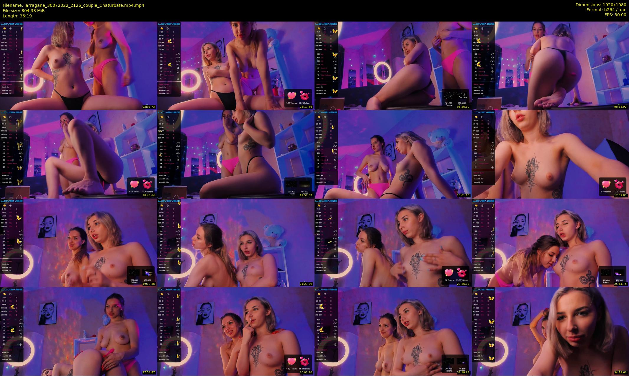 larragane — 37 minute Chaturbate couple cam show recording, 1080p, Jul 30, 2022