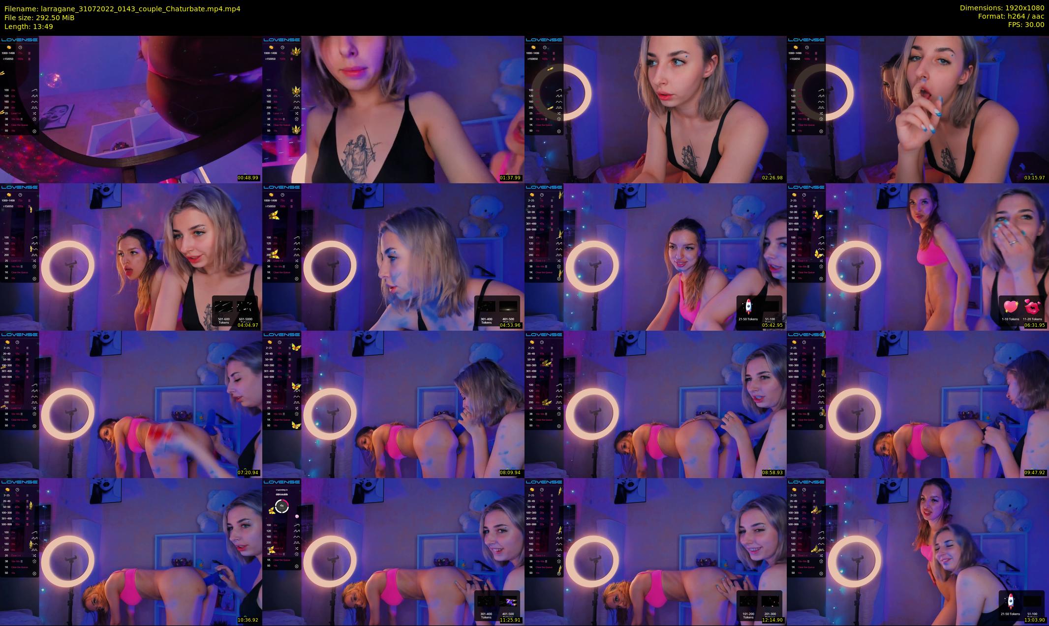 larragane — 14 minute Chaturbate couple cam show recording, 1080p, Jul 31, 2022
