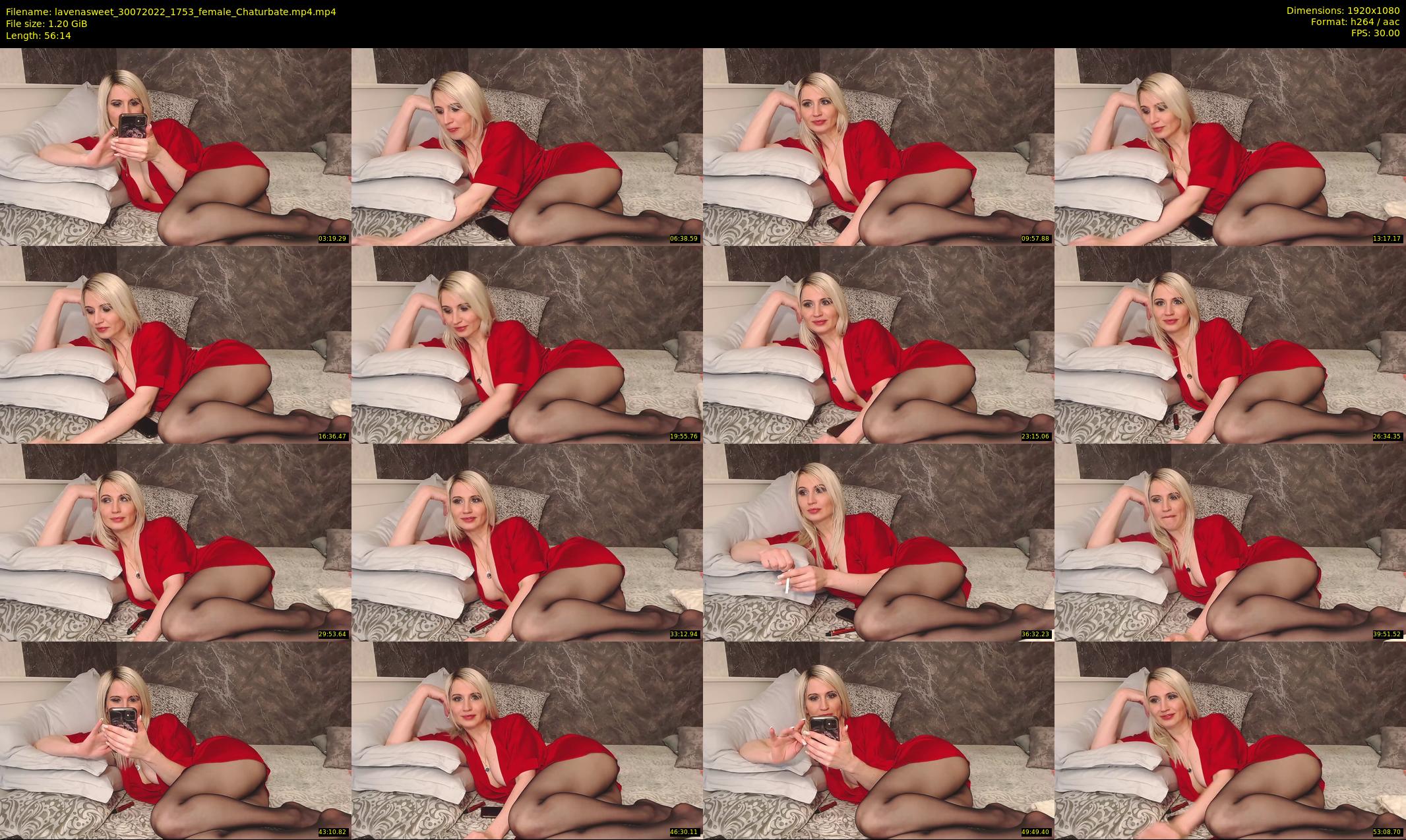 lavenasweet — 57 minute Chaturbate female cam show recording, 1080p, Jul 30, 2022