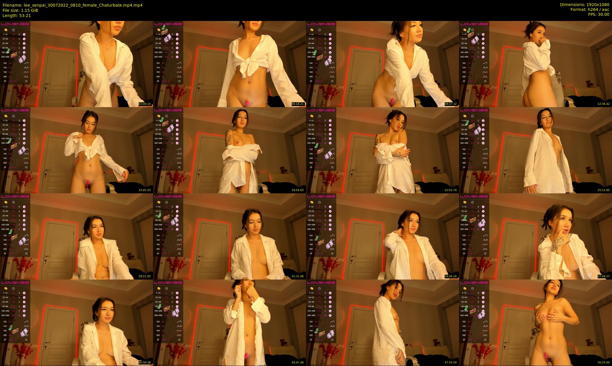 lee_senpai — 54 minute Chaturbate female cam show recording, 1080p, Jul 30, 2022