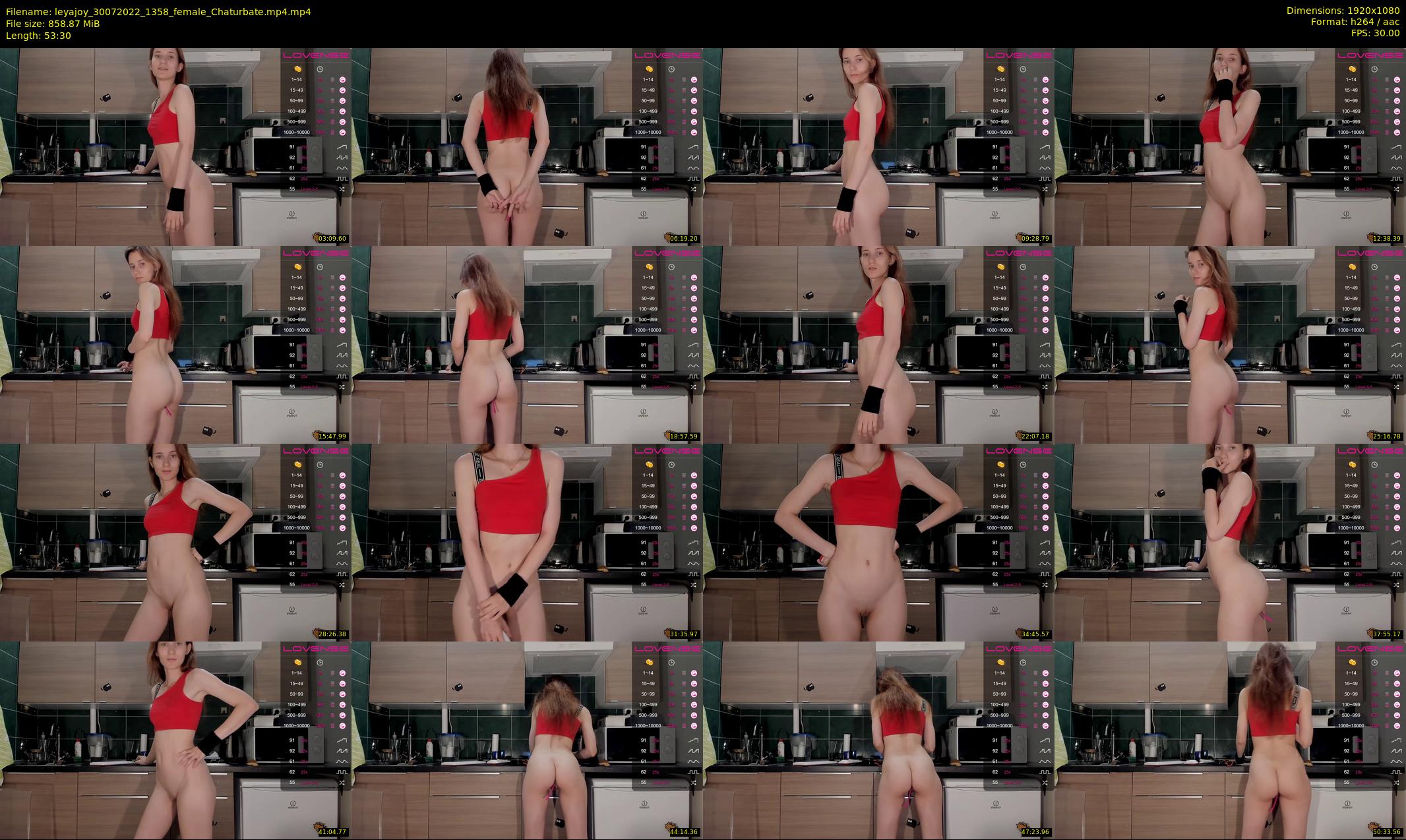 leyajoy — 54 minute Chaturbate female cam show recording, 1080p, Jul 30, 2022