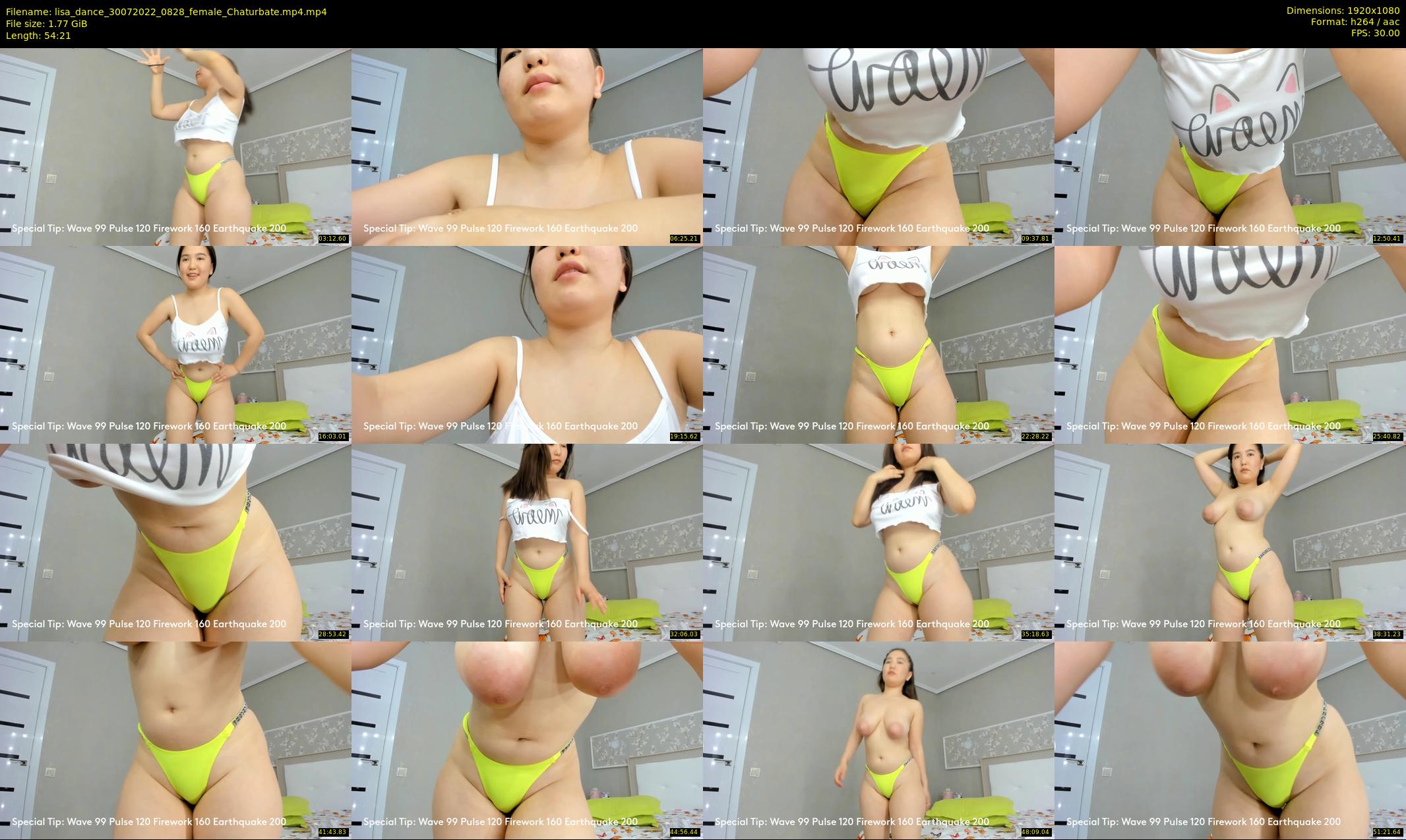 lisa_dance — 55 minute Chaturbate female cam show recording, 1080p, Jul 30, 2022