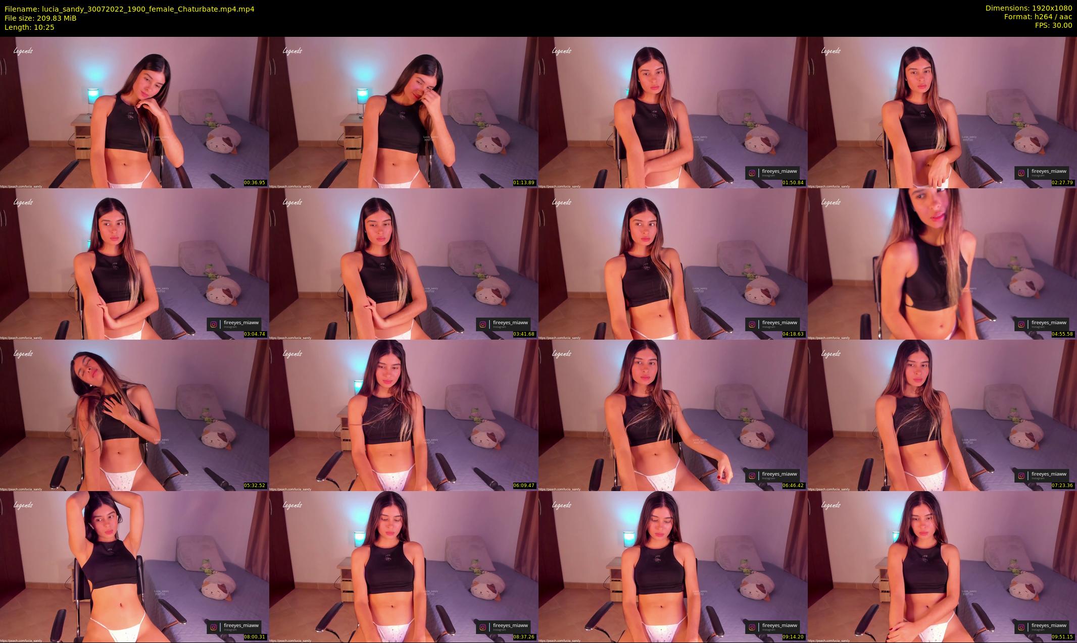 lucia_sandy — 11 minute Chaturbate female cam show recording, 1080p, Jul 30, 2022