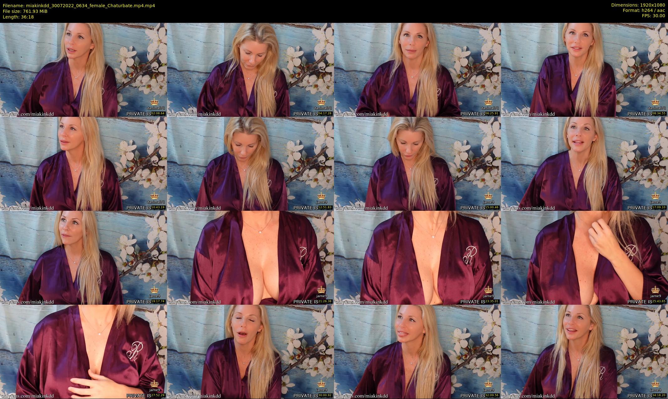 miakinkdd — 37 minute Chaturbate female cam show recording, 1080p, Jul 30, 2022