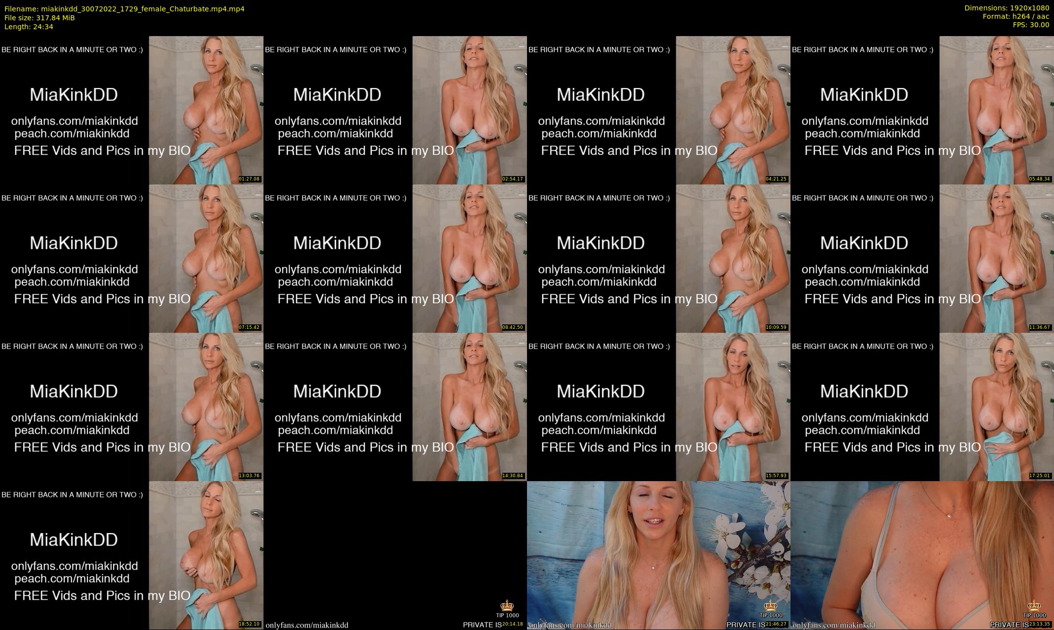 miakinkdd — 25 minute Chaturbate female cam show recording, 1080p, Jul 30, 2022