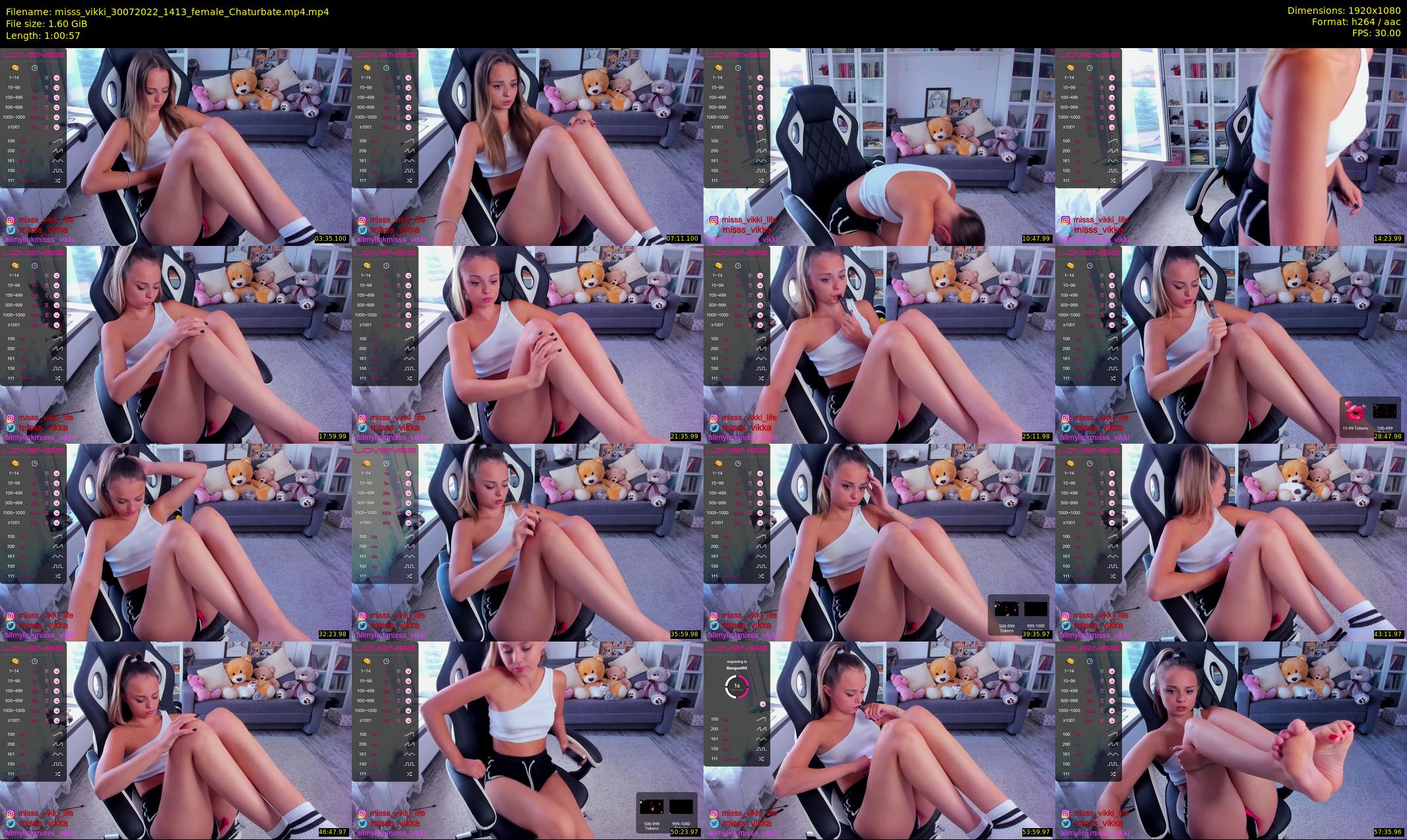misss_vikki — 61 minute Chaturbate female cam show recording, 1080p, Jul 30, 2022
