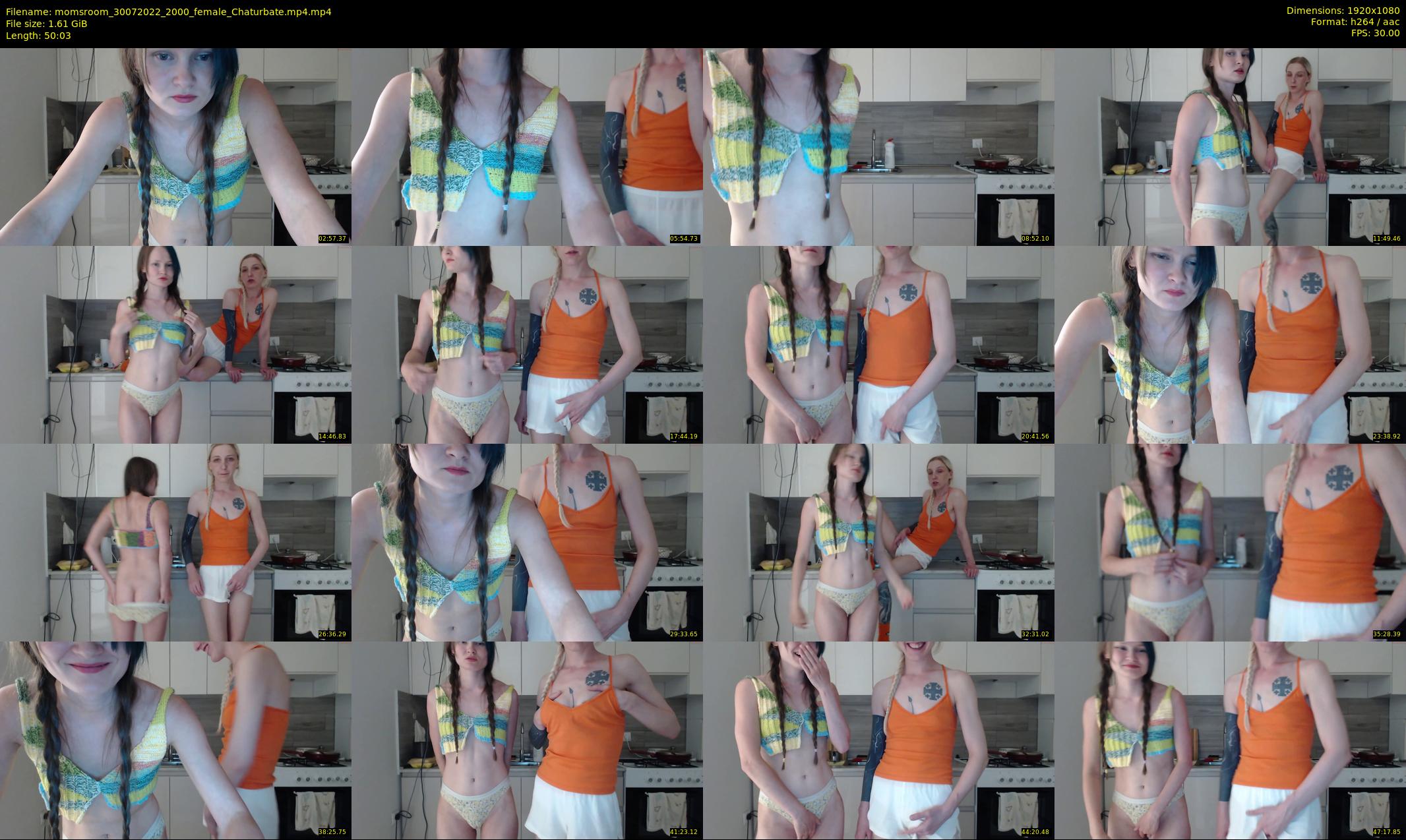 momsroom — 51 minute Chaturbate couple cam show recording, 1080p, Jul 30, 2022