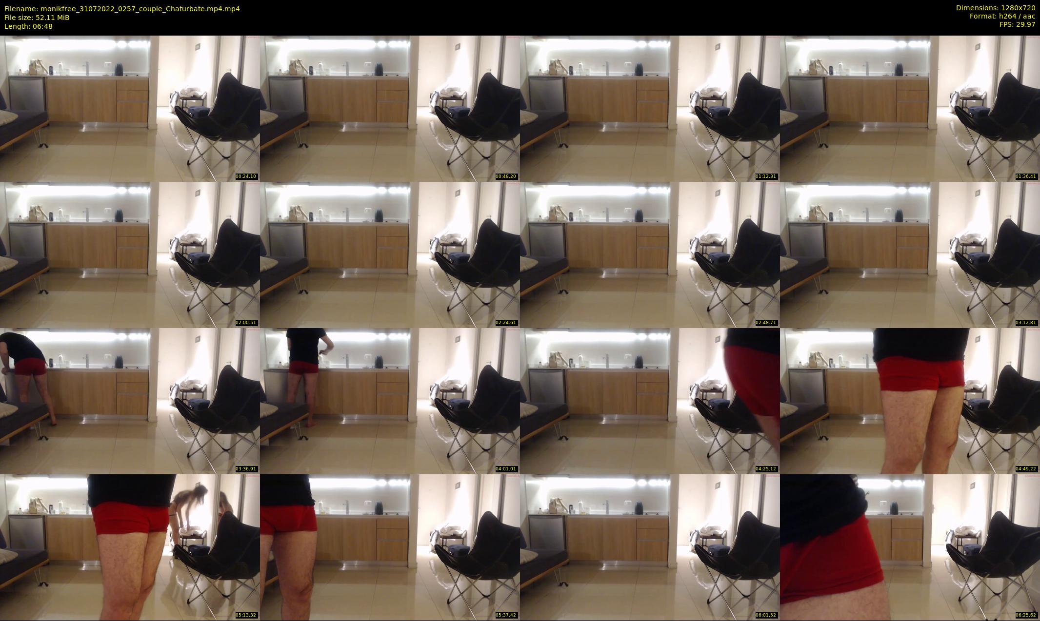 monikfree — 7 minute Chaturbate couple cam show recording, 720p, Jul 31, 2022