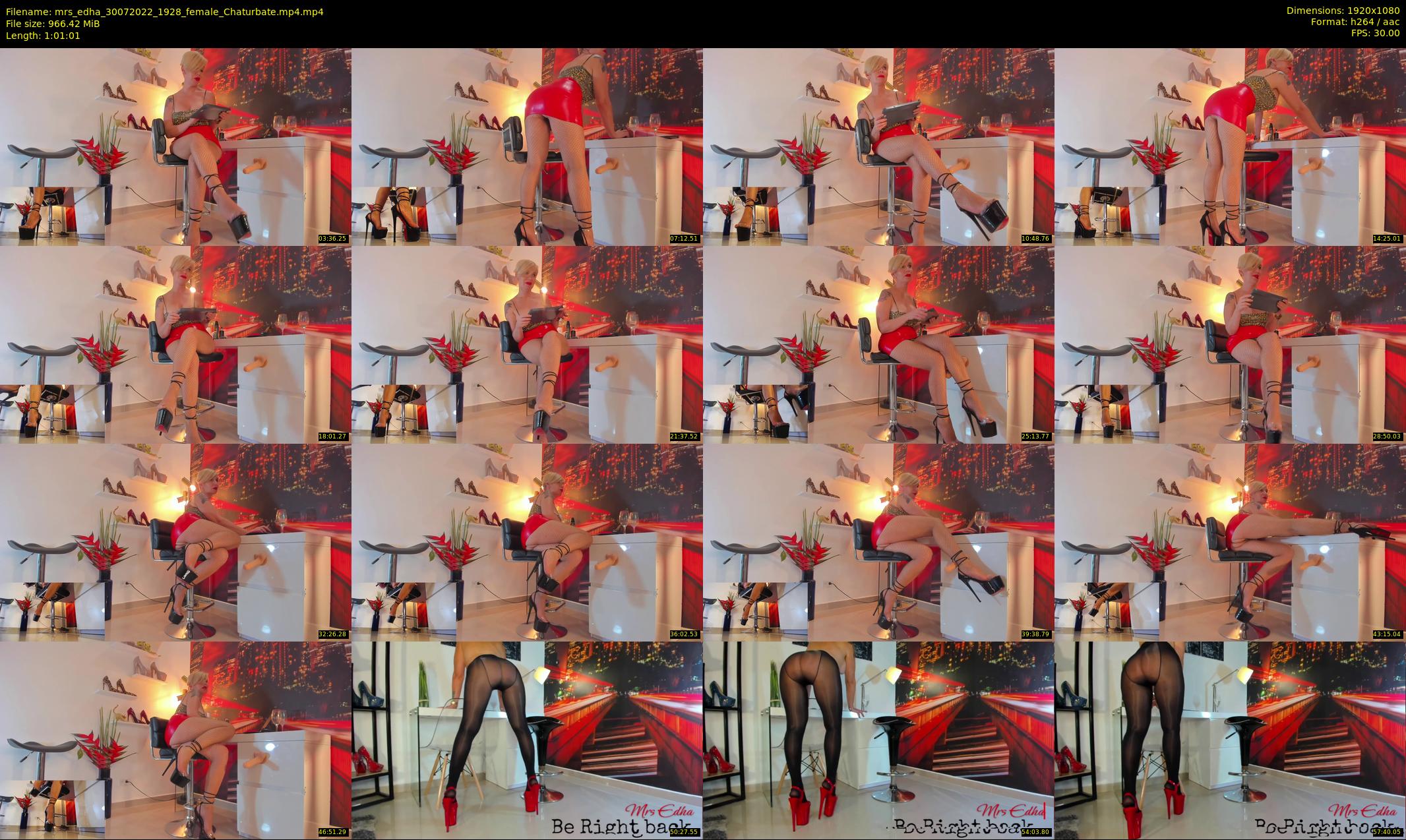 mrs_edha — 62 minute Chaturbate female cam show recording, 1080p, Jul 30, 2022