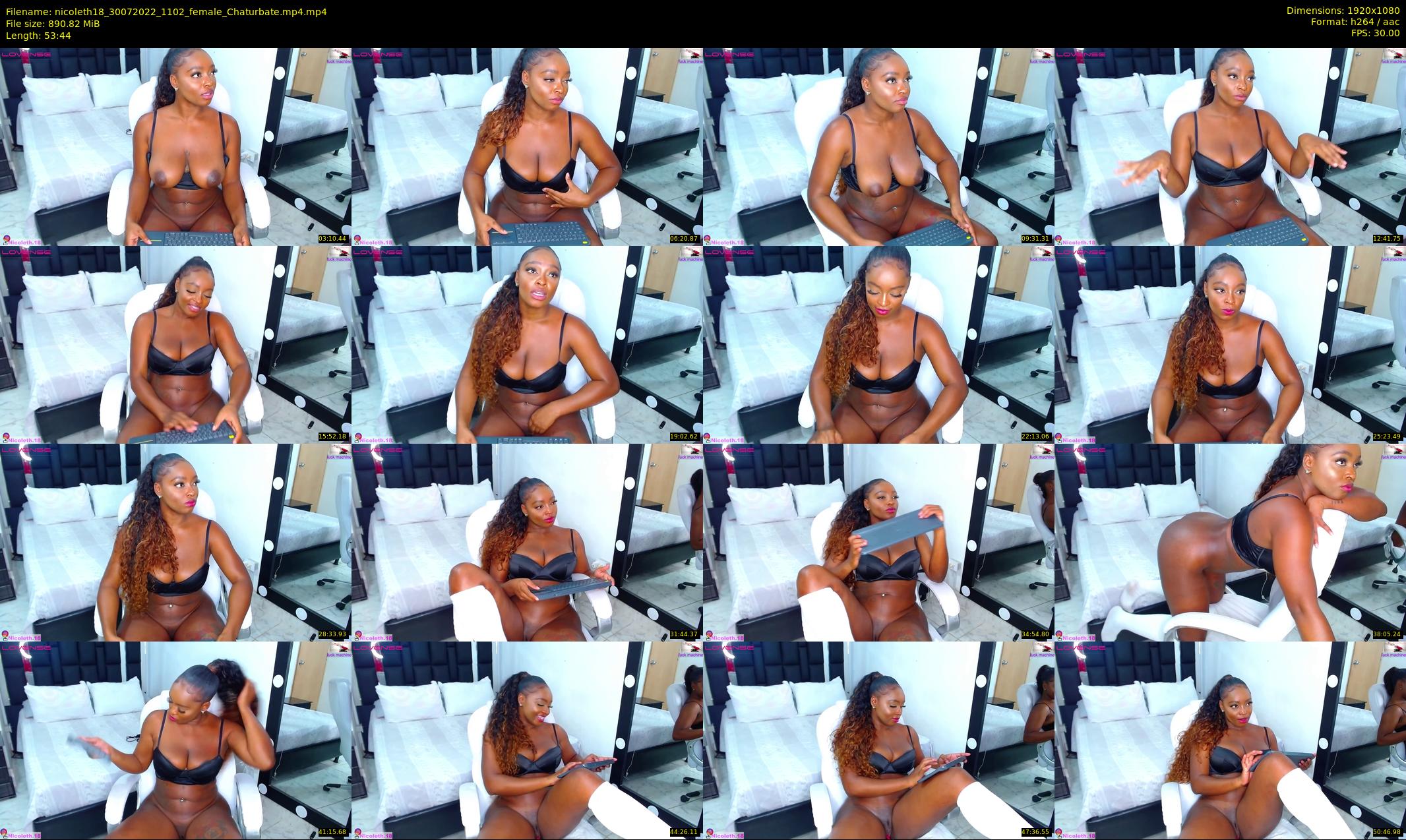 nicoleth18 — 54 minute Chaturbate female cam show recording, 1080p, Jul 30, 2022