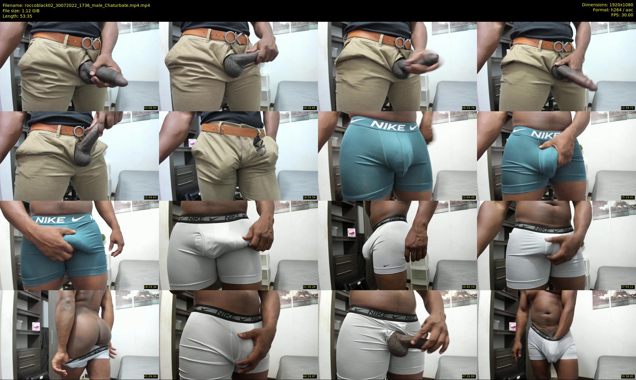 roccoblack02 — 54 minute Chaturbate male cam show recording, 1080p, Jul 30, 2022
