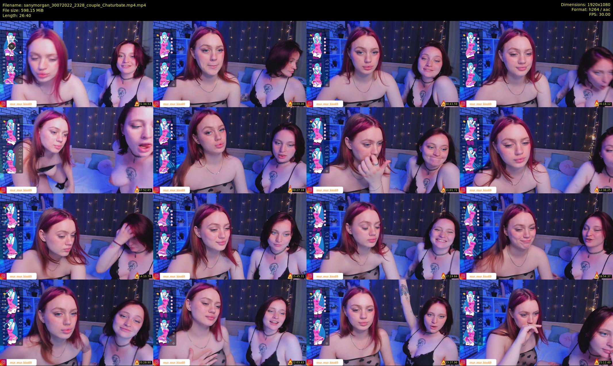 sanymorgan — 27 minute Chaturbate couple cam show recording, 1080p, Jul 30, 2022