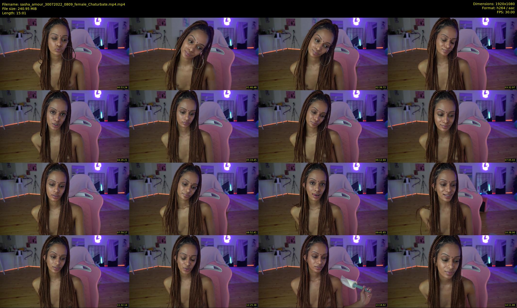 sasha_amour — 16 minute Chaturbate female cam show recording, 1080p, Jul 30, 2022