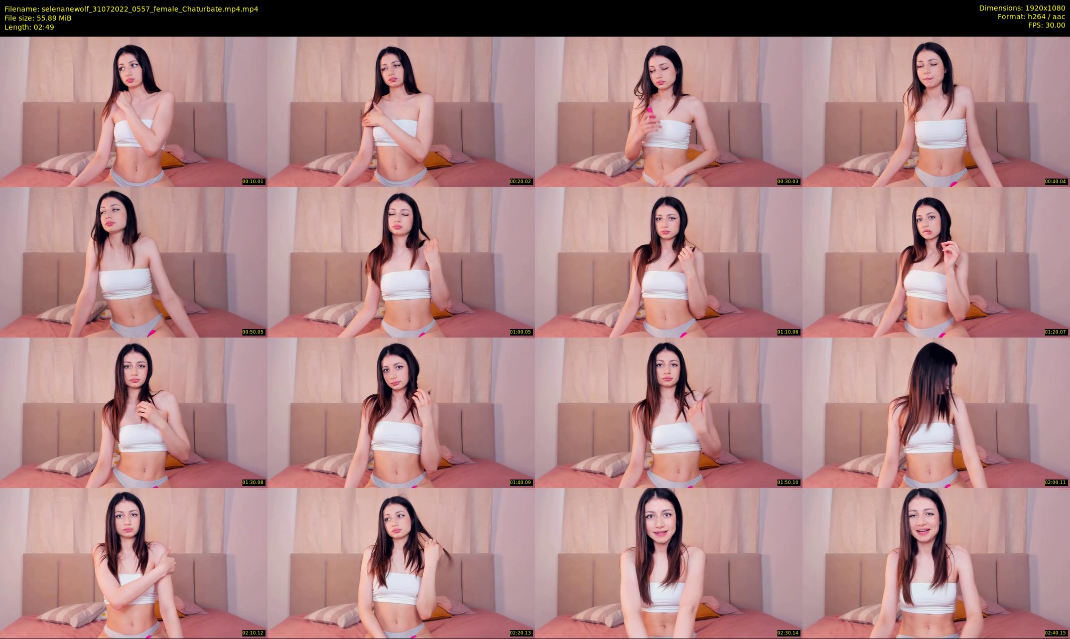 selenanewolf — 3 minute Chaturbate couple cam show recording, 1080p, Jul 31, 2022