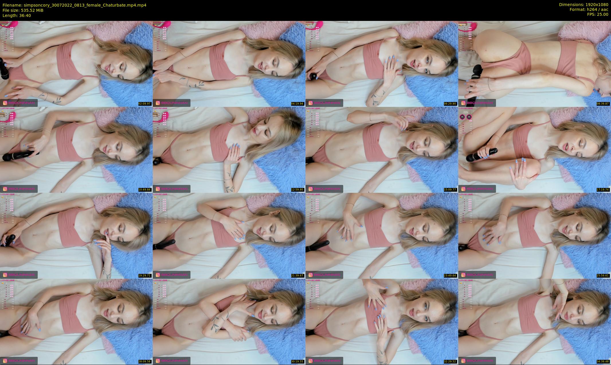 simpsoncory — 37 minute Chaturbate female cam show recording, 1080p, Jul 30, 2022