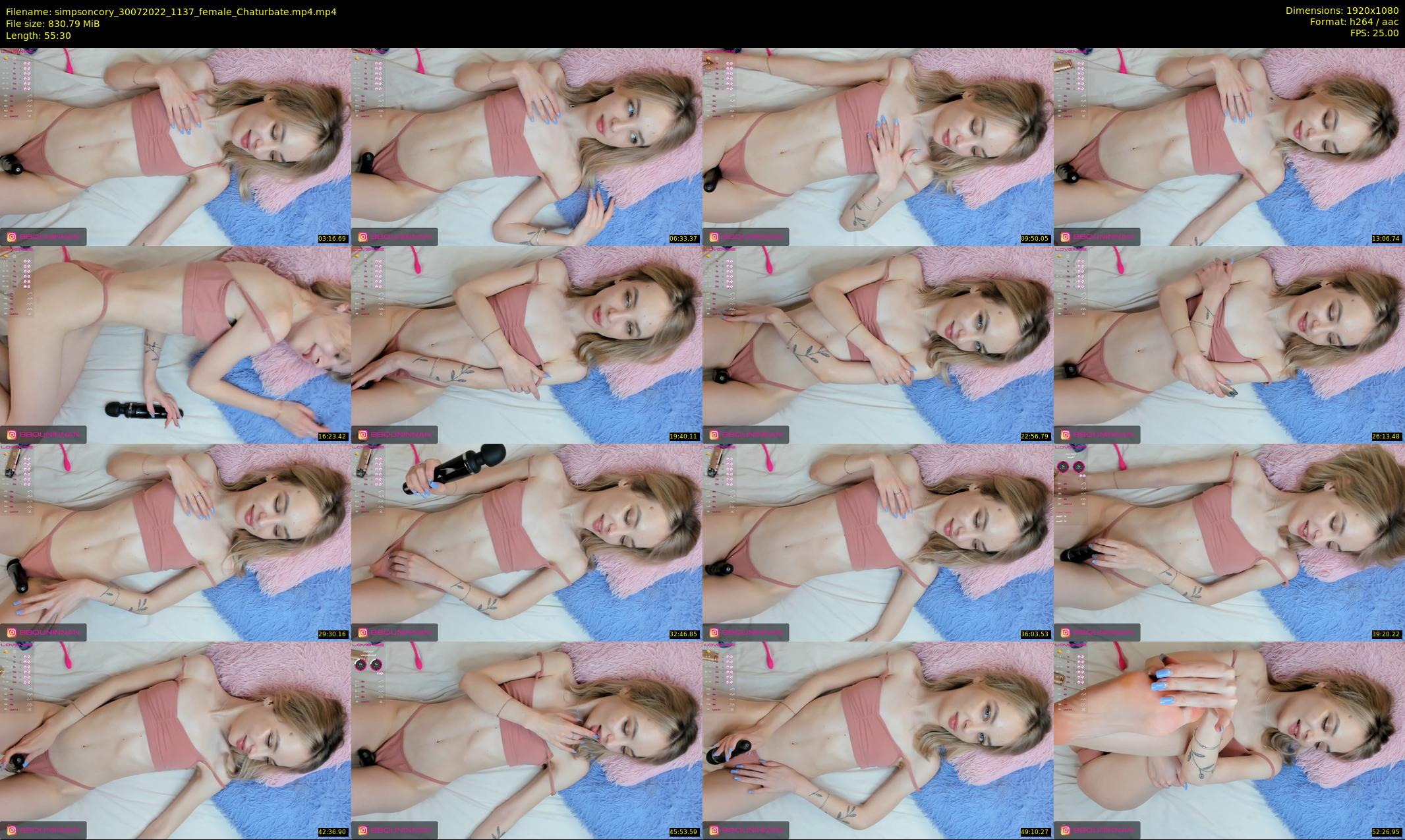 simpsoncory — 56 minute Chaturbate female cam show recording, 1080p, Jul 30, 2022