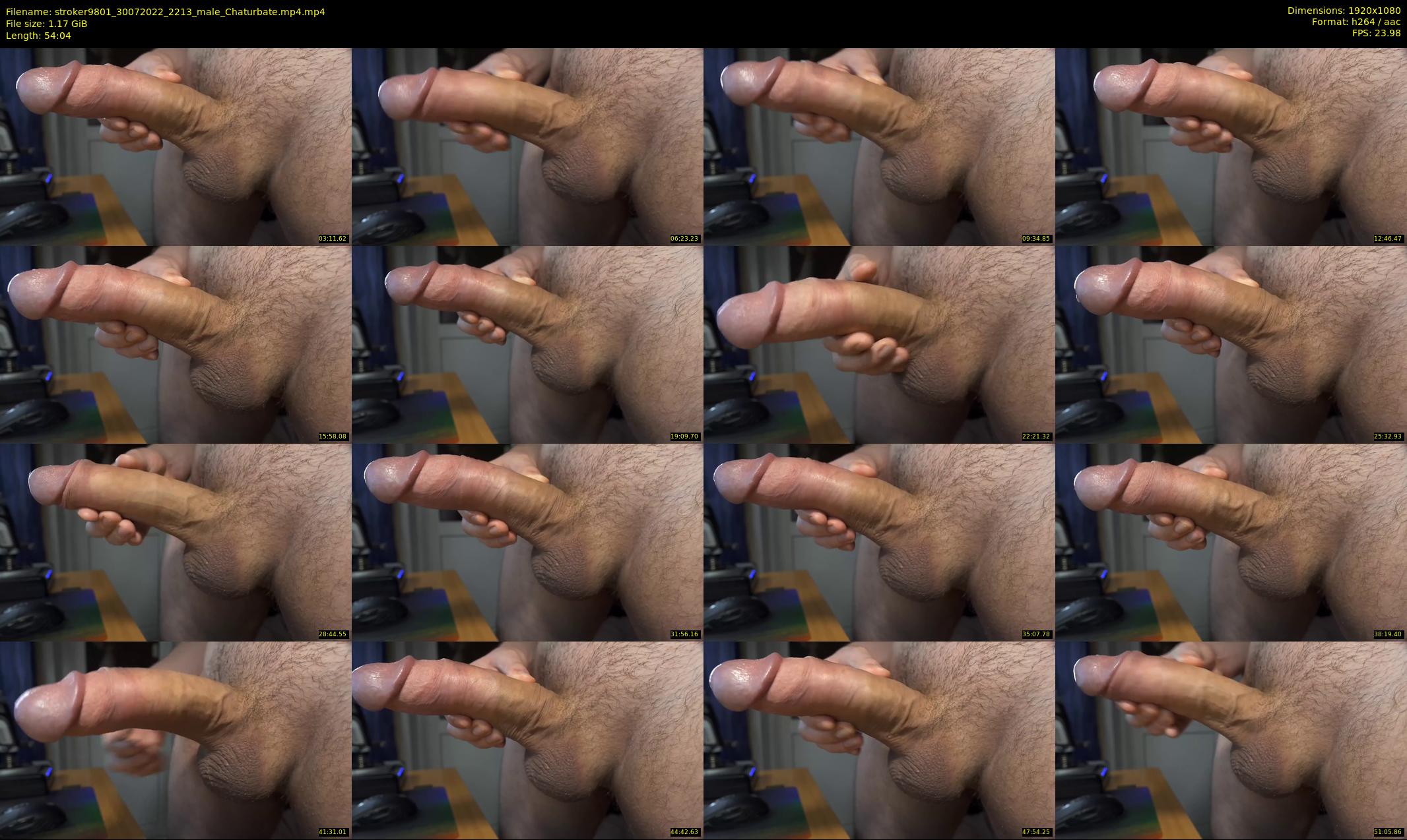stroker9801 — 55 minute Chaturbate male cam show recording, 1080p, Jul 30, 2022