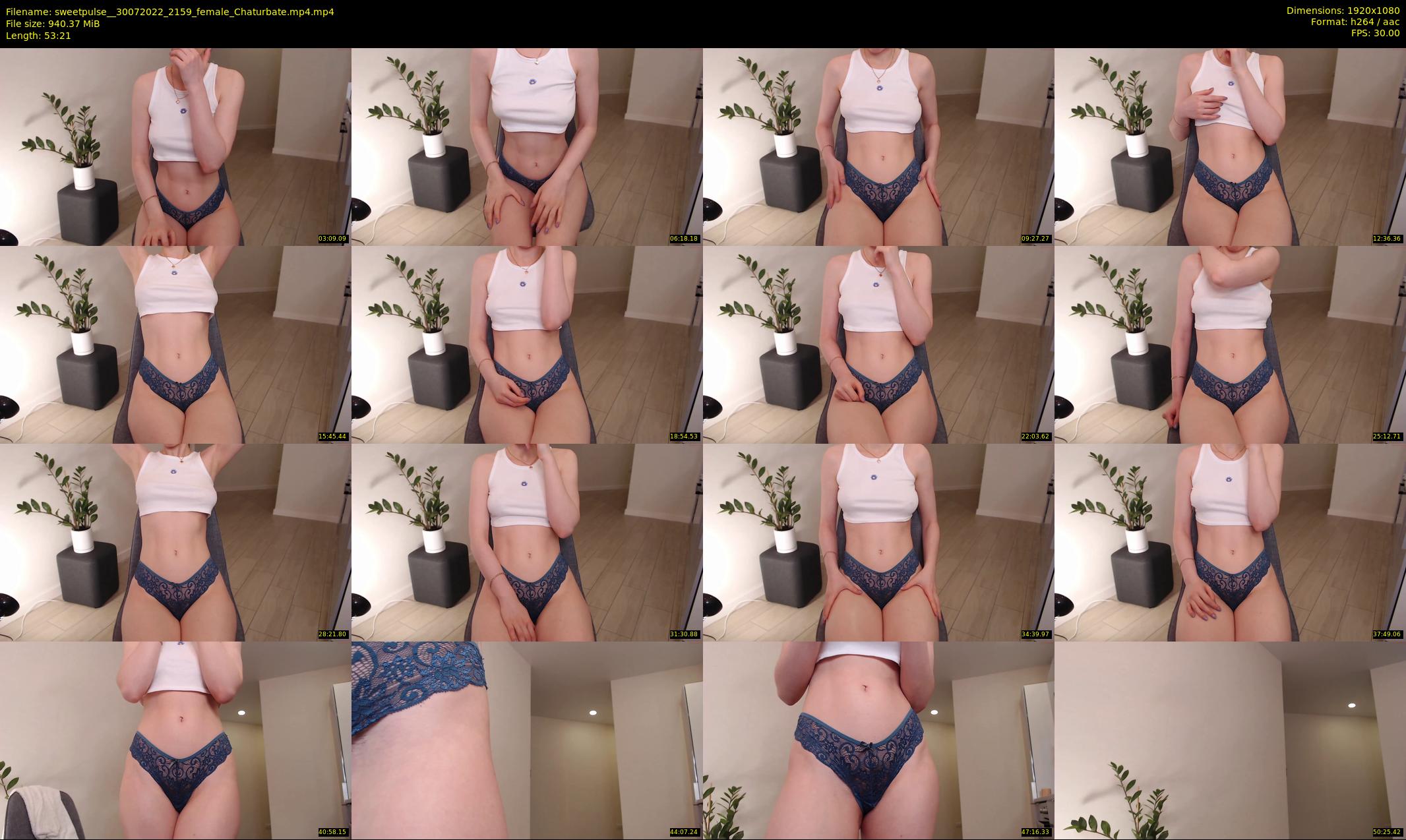 sweetpulse_ — 54 minute Chaturbate female cam show recording, 1080p, Jul 30, 2022