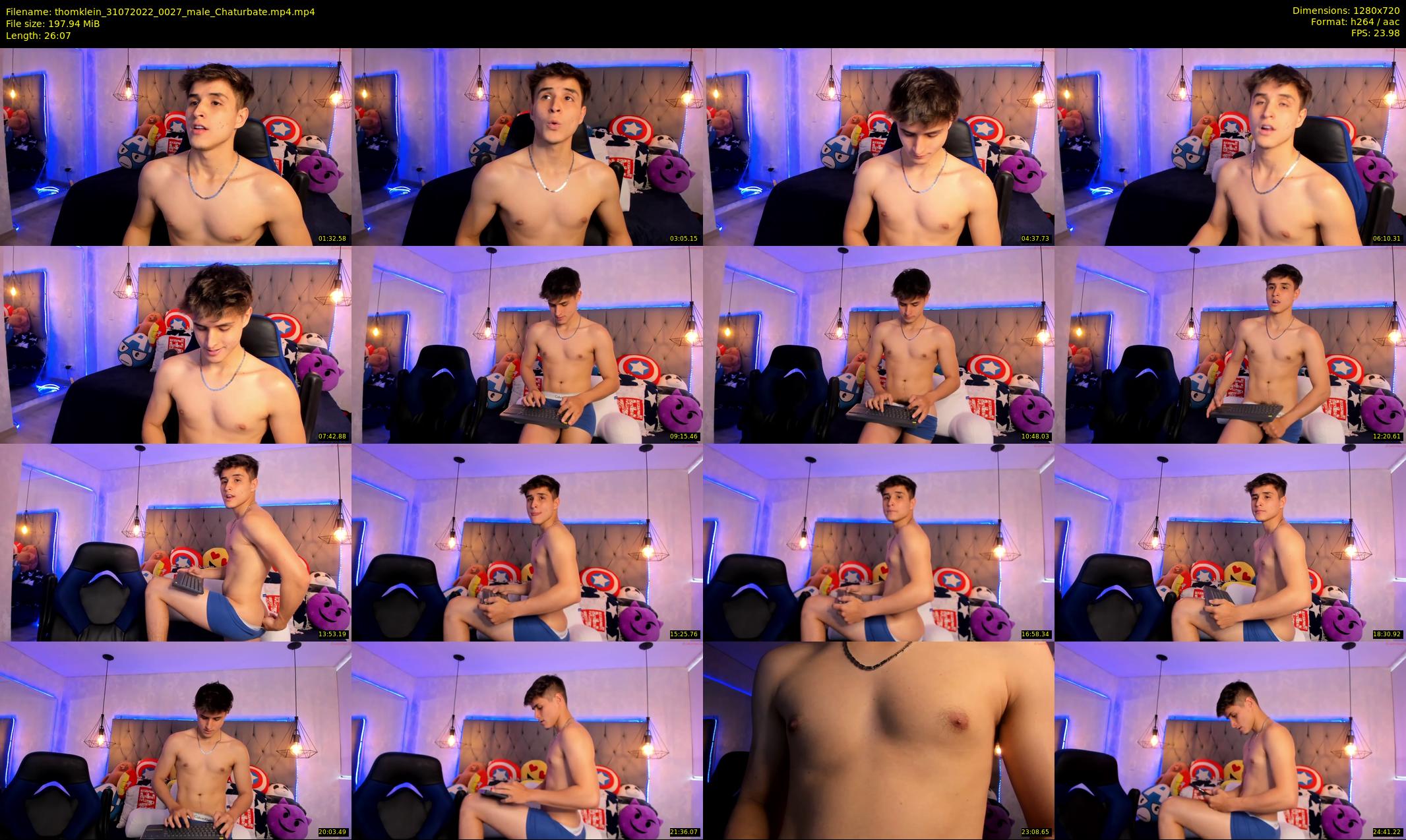 thomklein — 27 minute Chaturbate male cam show recording, 720p, Jul 31, 2022