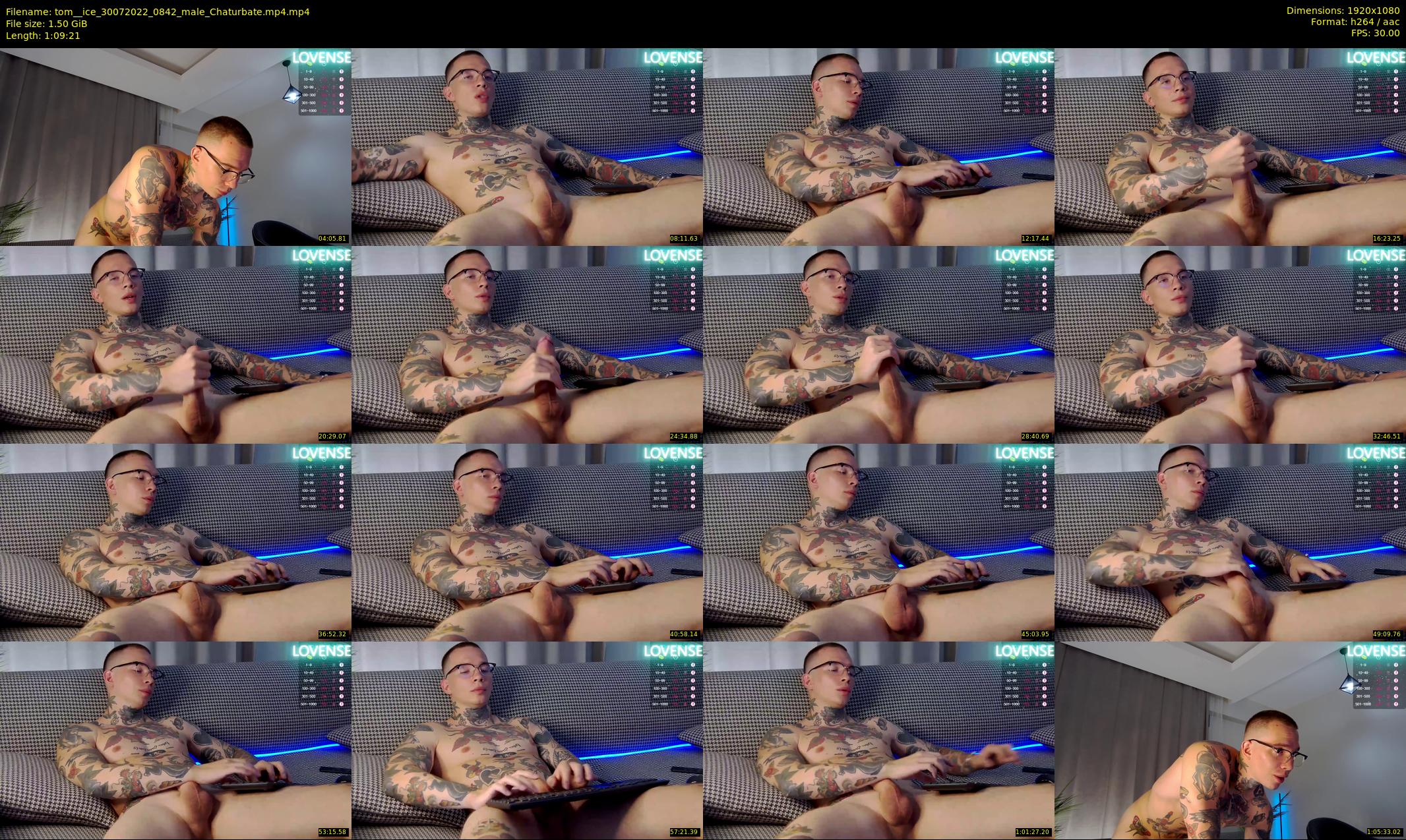 tom__ice — 70 minute Chaturbate male cam show recording, 1080p, Jul 30, 2022