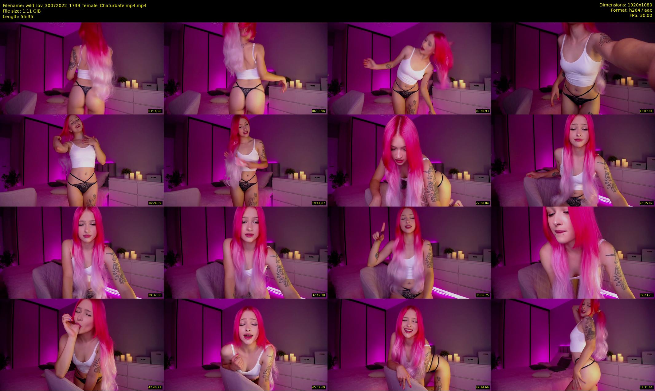 wild_lov — 56 minute Chaturbate female cam show recording, 1080p, Jul 30, 2022