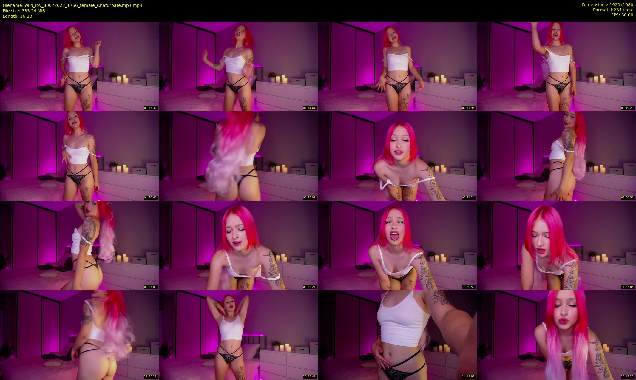 wild_lov — 17 minute Chaturbate female cam show recording, 1080p, Jul 30, 2022