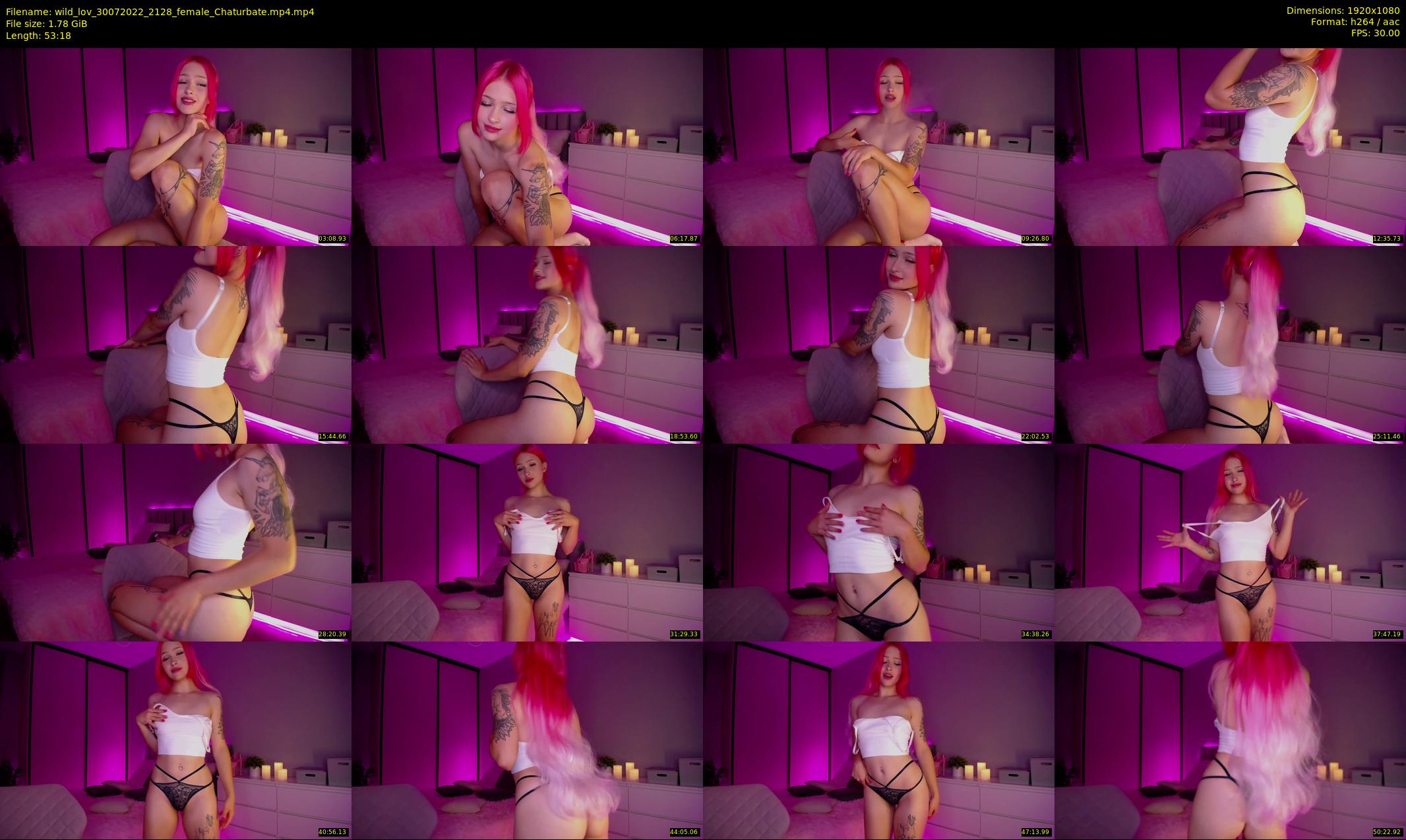 wild_lov — 54 minute Chaturbate female cam show recording, 1080p, Jul 30, 2022