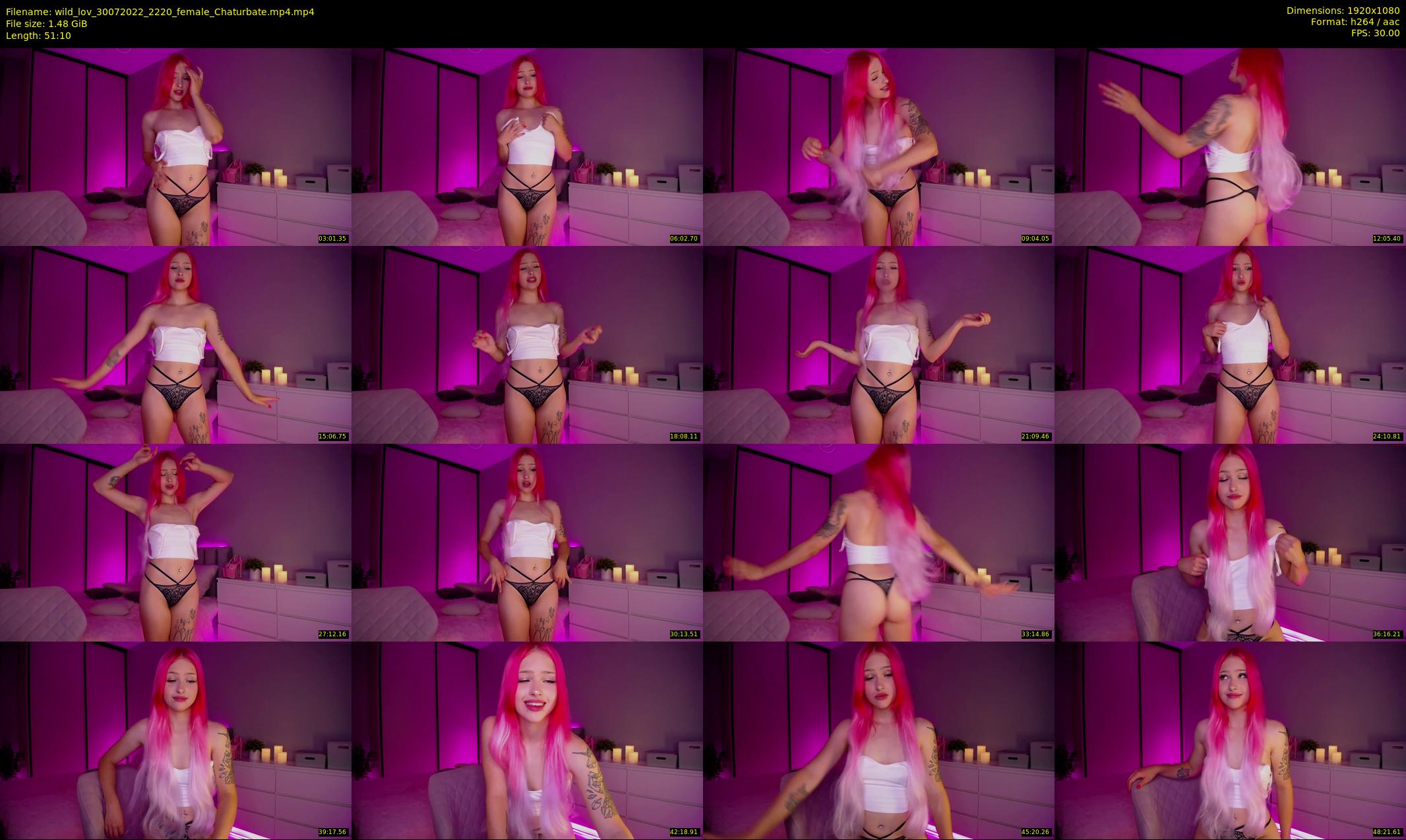 wild_lov — 52 minute Chaturbate female cam show recording, 1080p, Jul 30, 2022
