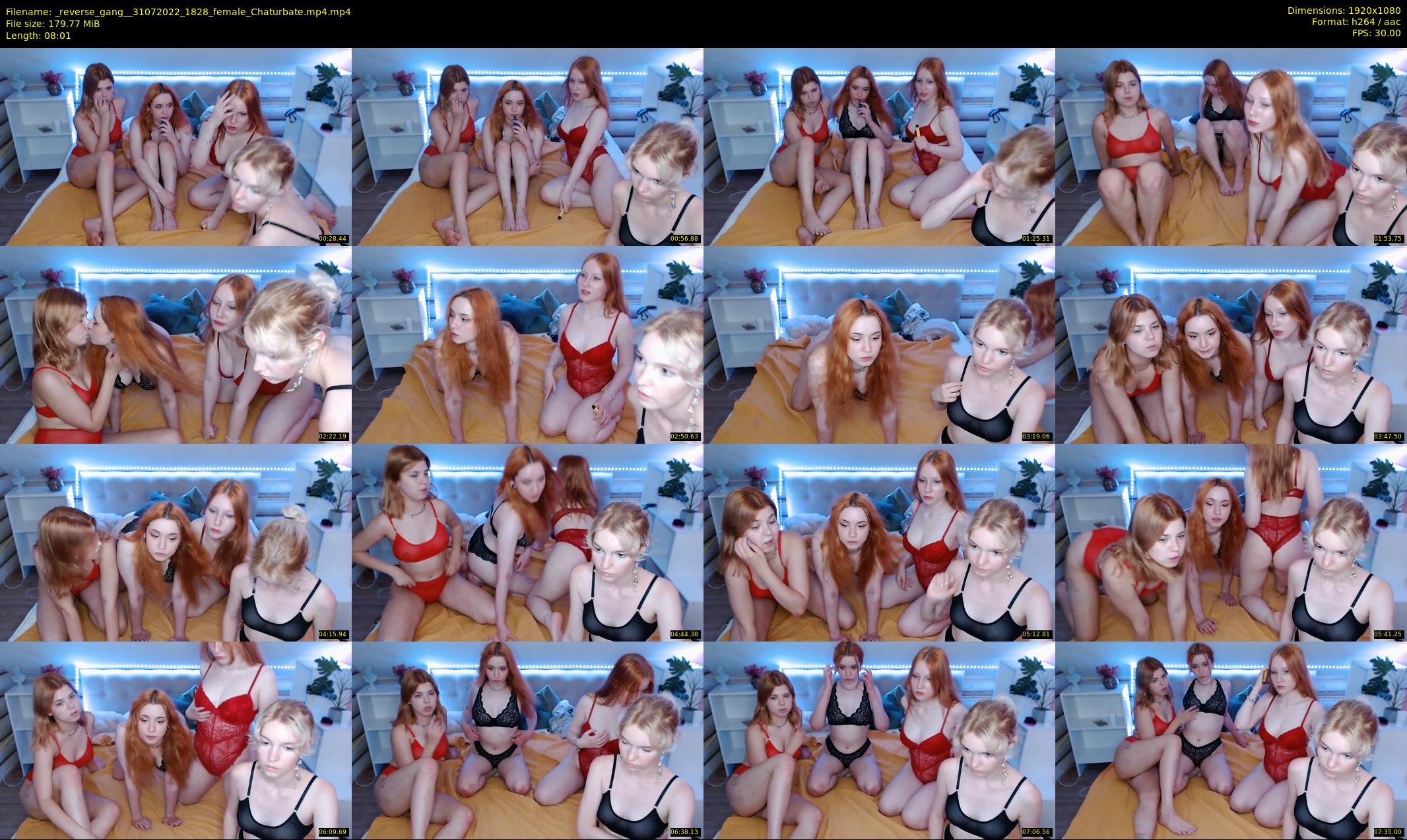_reverse_gang_ — 9 minute Chaturbate couple cam show recording, 1080p, Jul 31, 2022