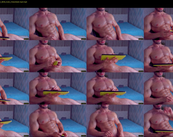 adam_muscle_ — 13 minute Chaturbate male cam show recording, 1080p, Jul 31, 2022
