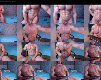 adam_muscle_ — 64 minute Chaturbate male cam show recording, 1080p, Jul 31, 2022