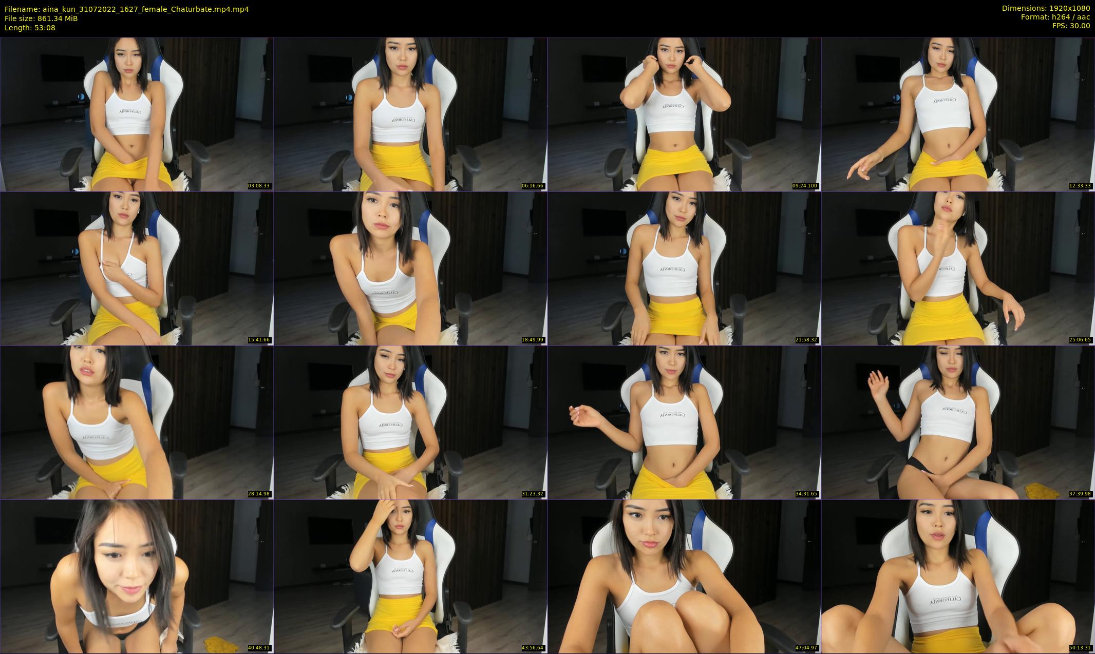 aina_kun — 54 minute Chaturbate female cam show recording, 1080p, Jul 31, 2022