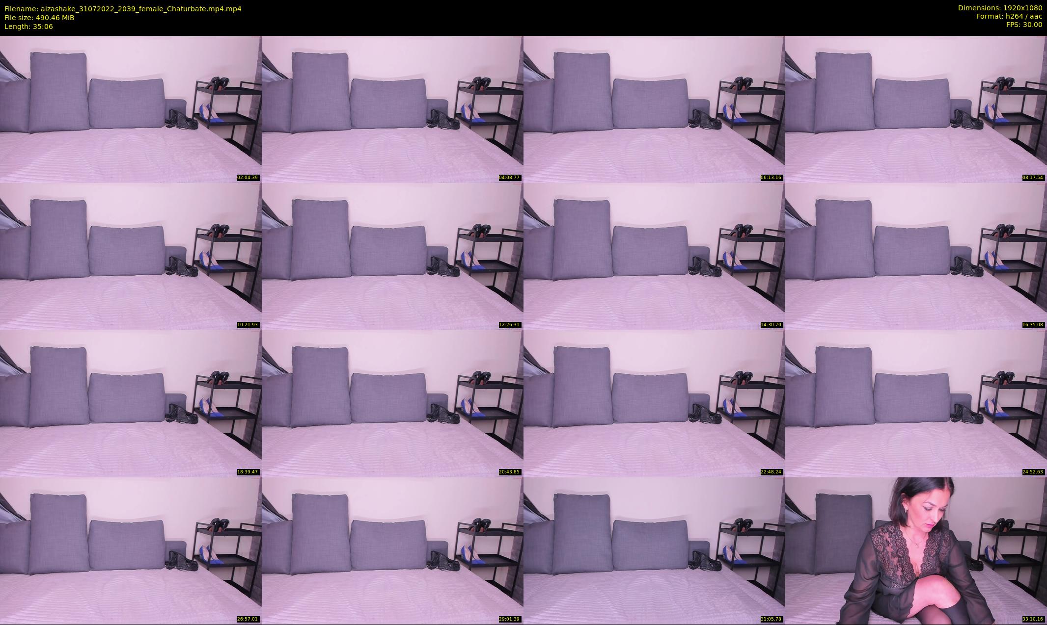 aizashake — 36 minute Chaturbate female cam show recording, 1080p, Jul 31, 2022