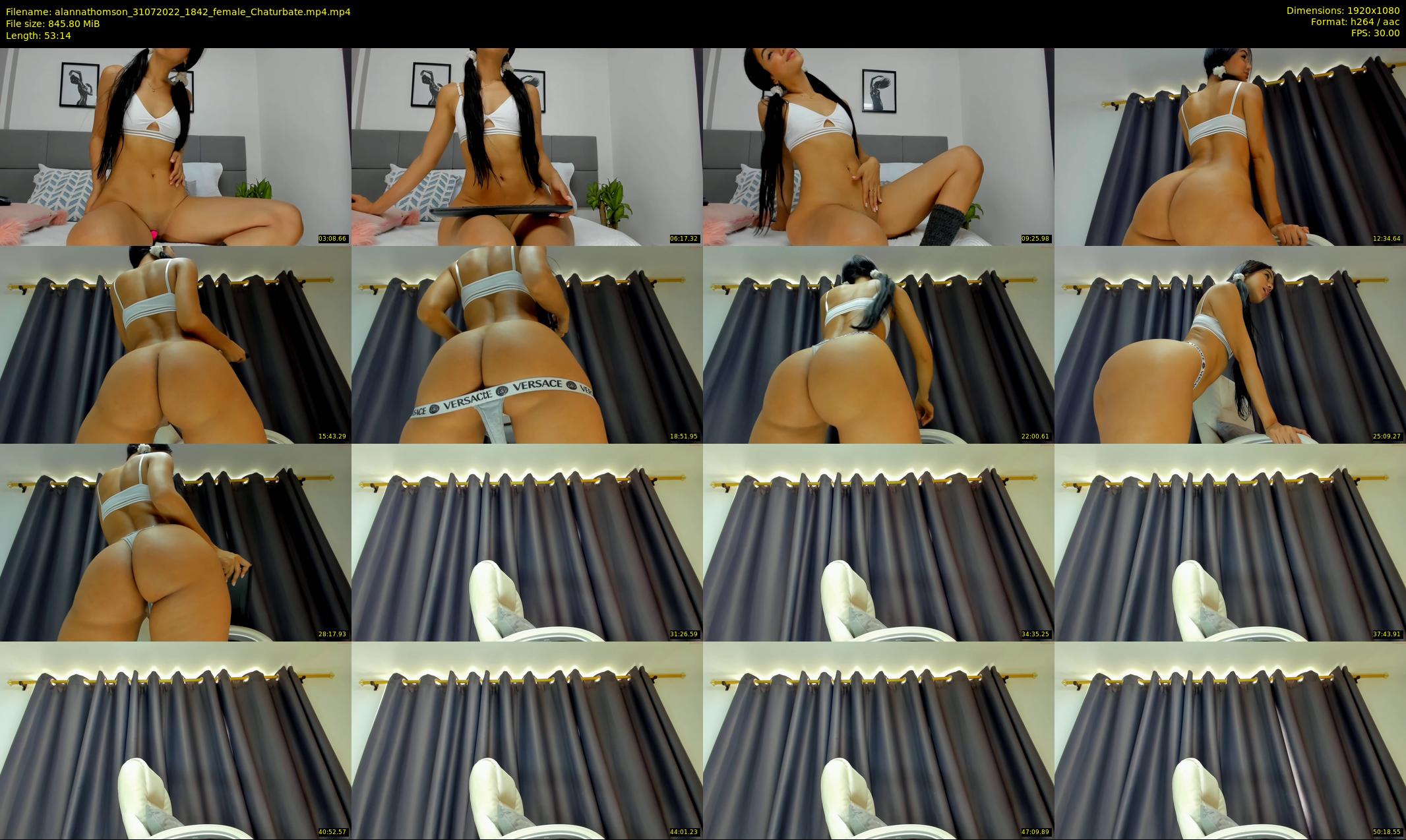alannathomson — 54 minute Chaturbate female cam show recording, 1080p, Jul 31, 2022